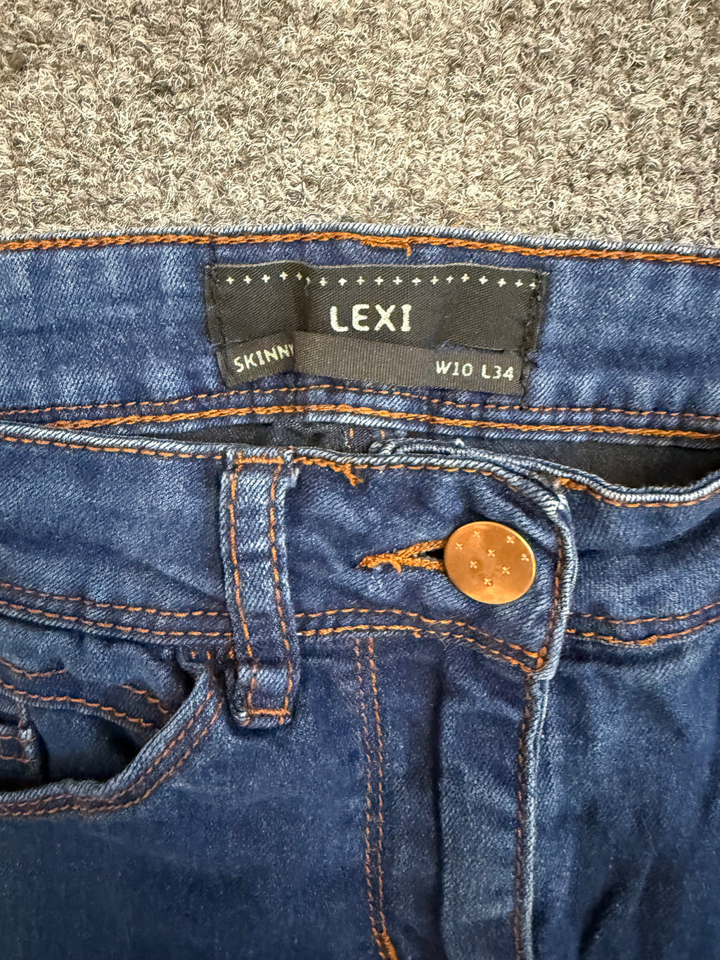 Lexi soft navy skinny jeans