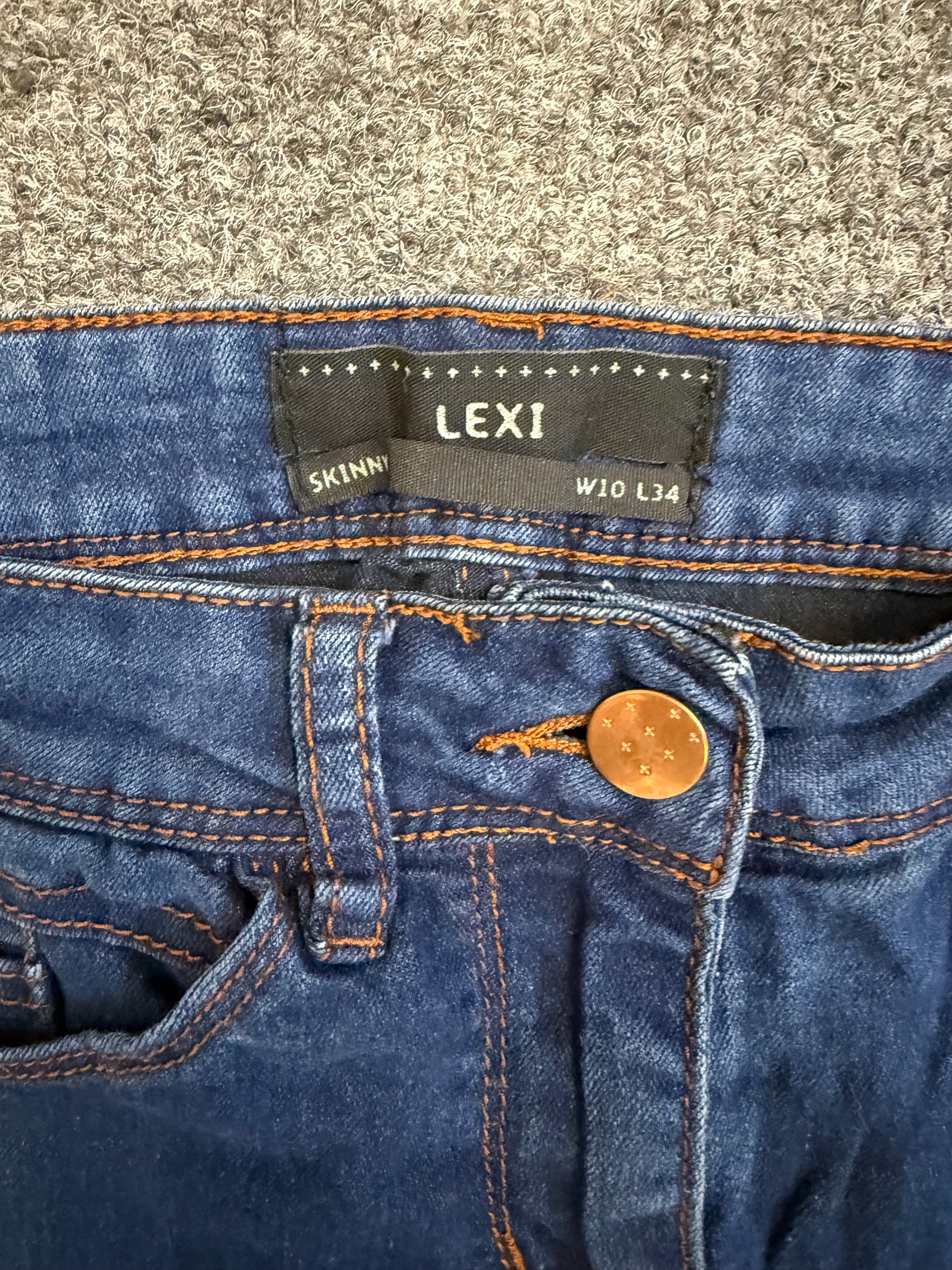 Lexi soft navy skinny jeans