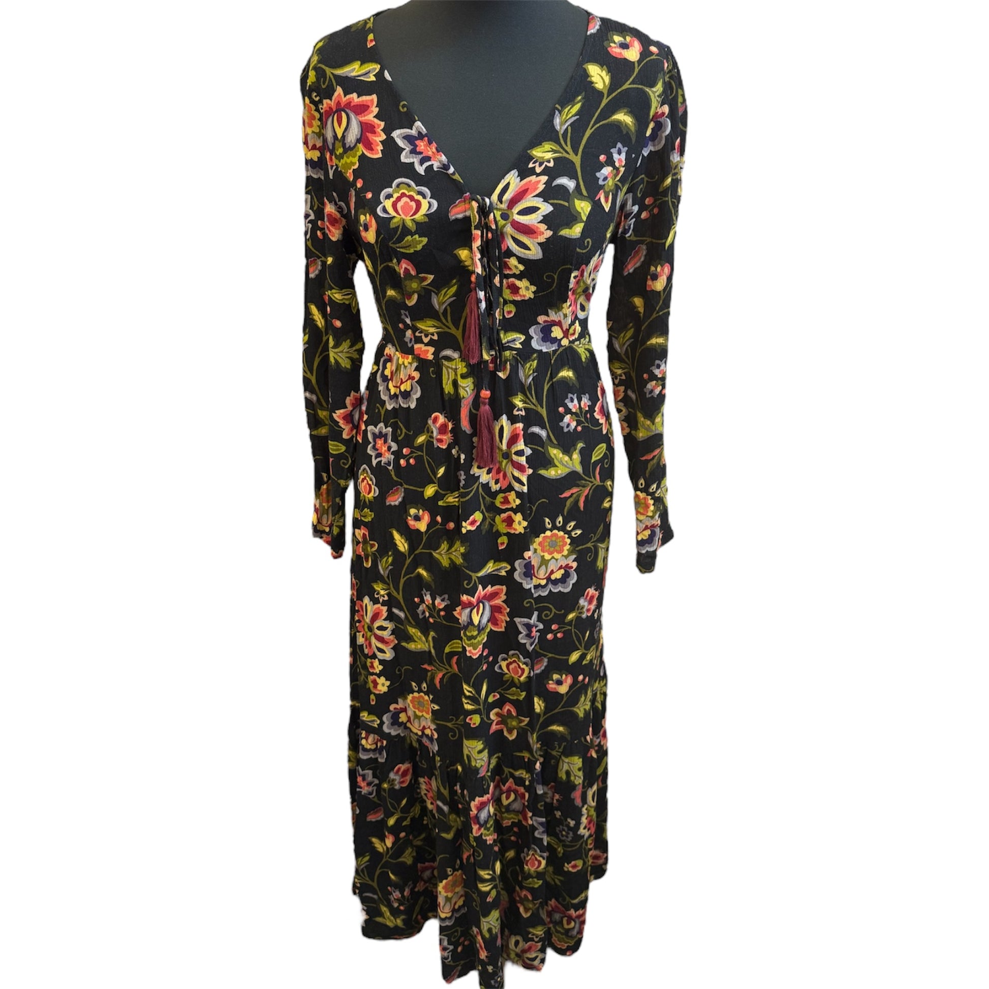Joe Browns long sleeve tassle maxi dress