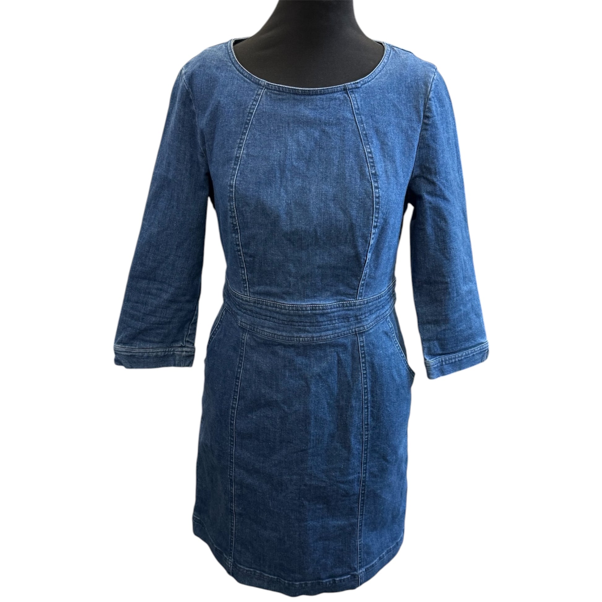 Boden sleeved denim dress