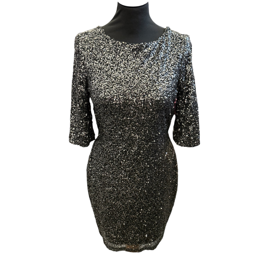 Kelly Brook sequin scoop back mini dress