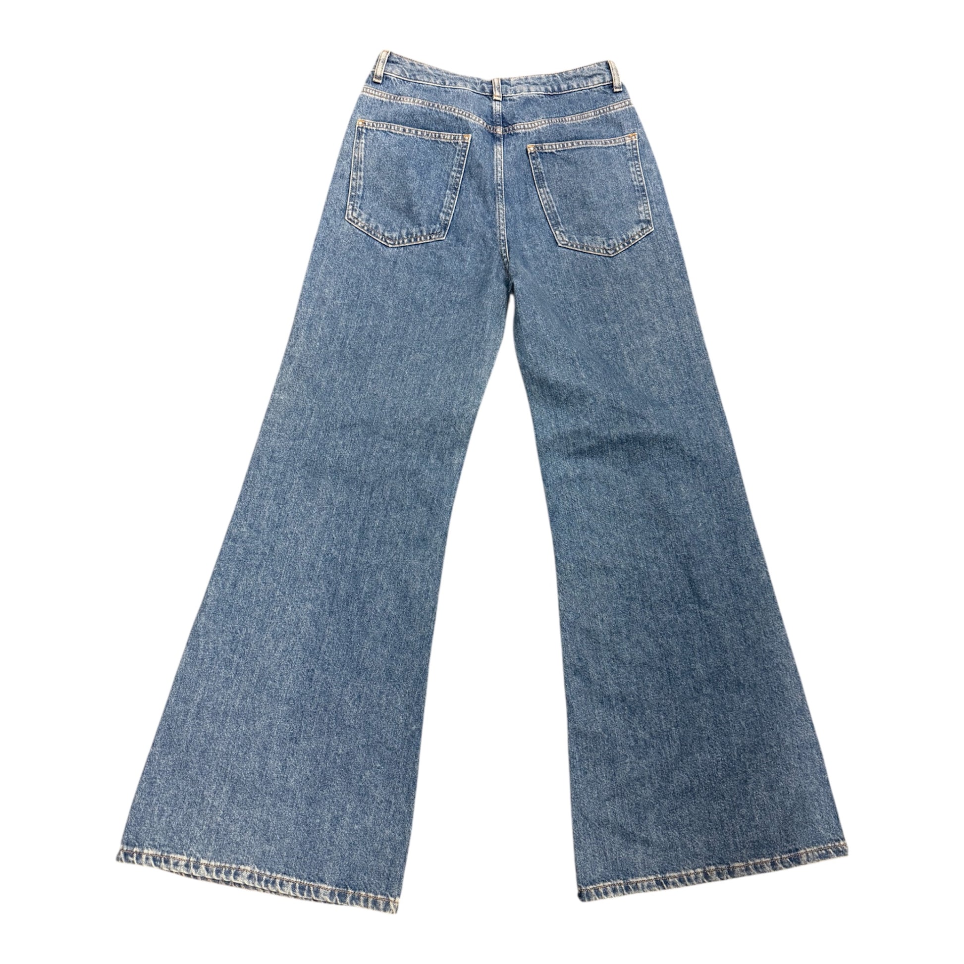 ASOS high rise wide leg jeans