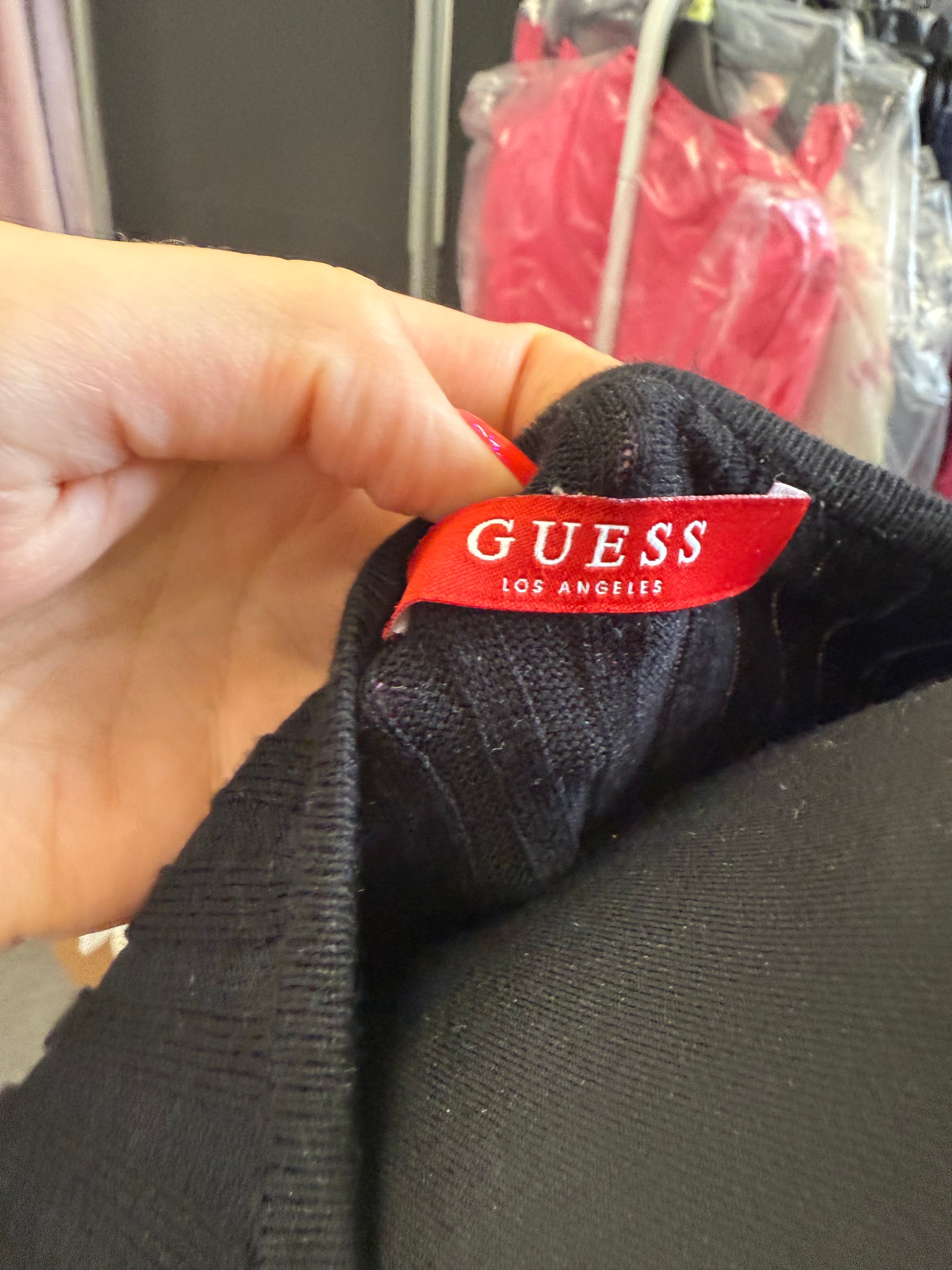 Guess ribbed short sleeve top