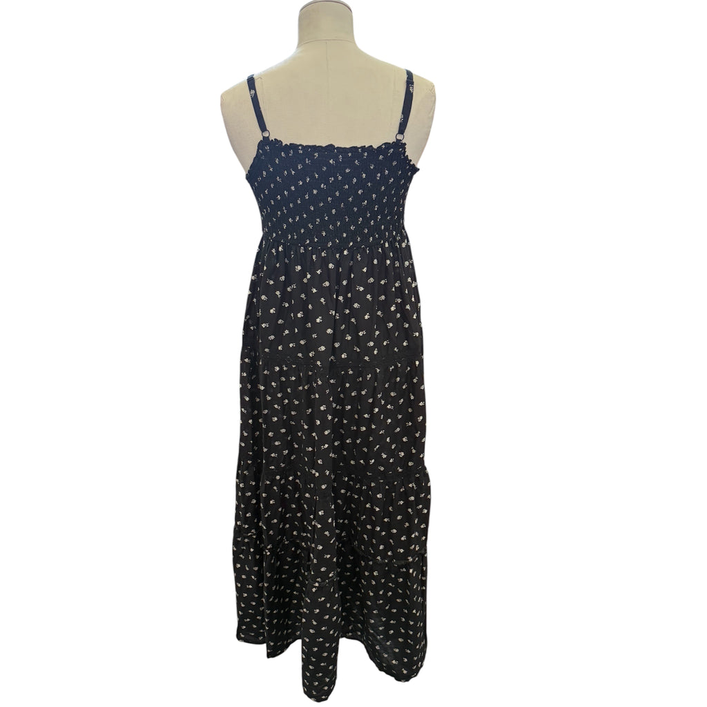 Per Una black and white tiered maxi dress