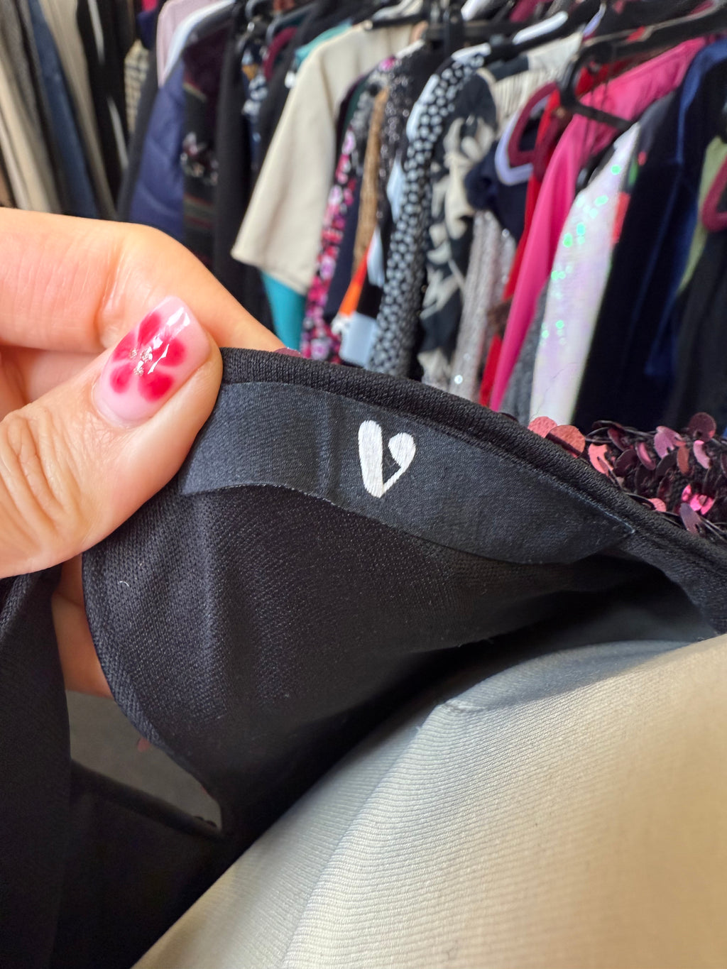 Very pink sequin mini dress