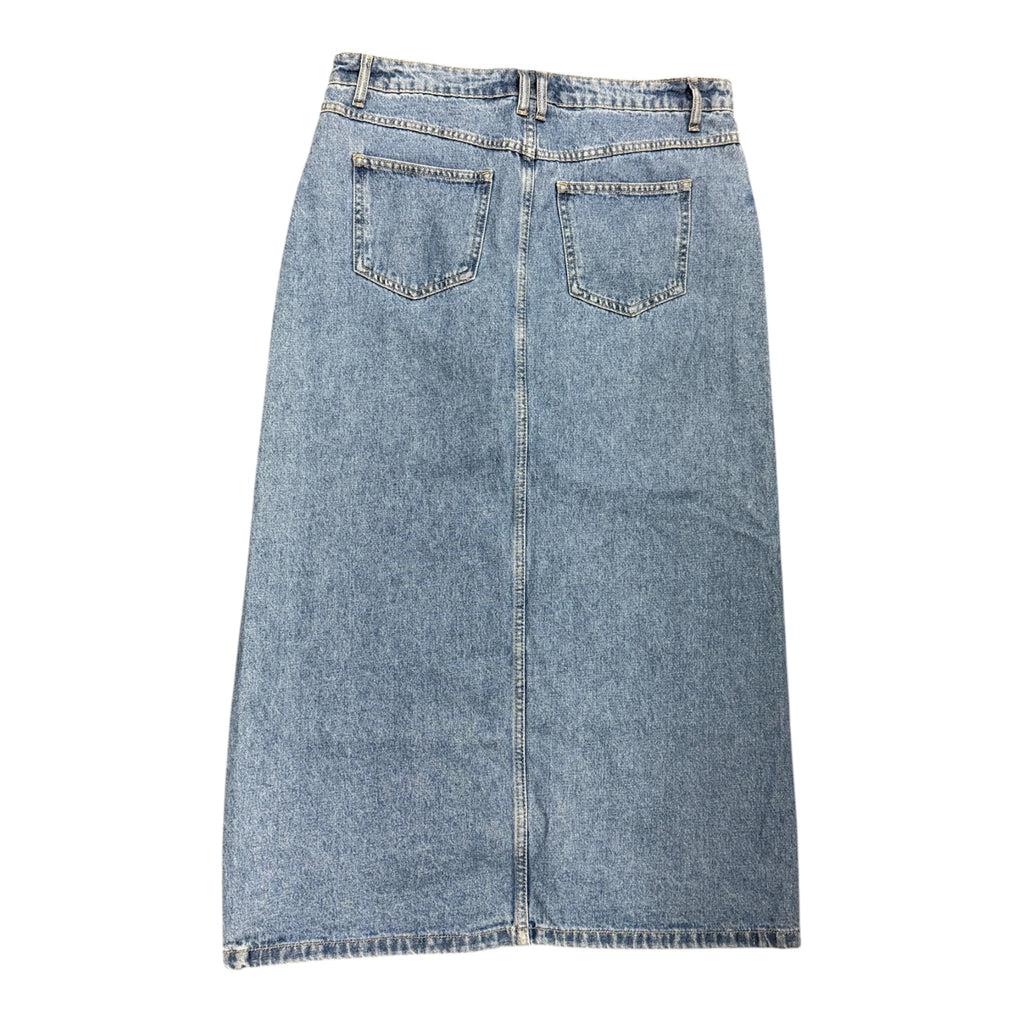 365 Denim midi skirt