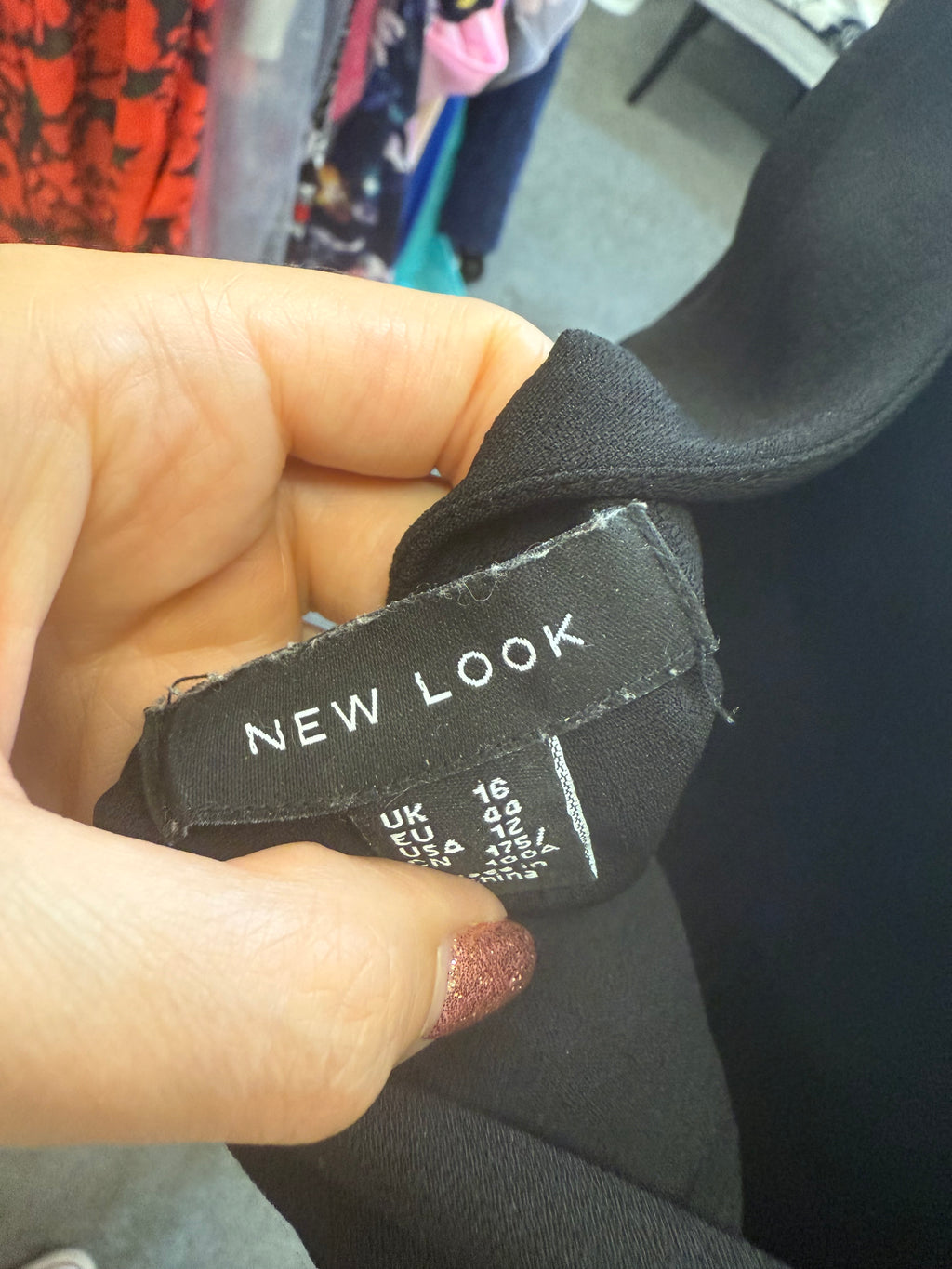 New look strappy little black dress