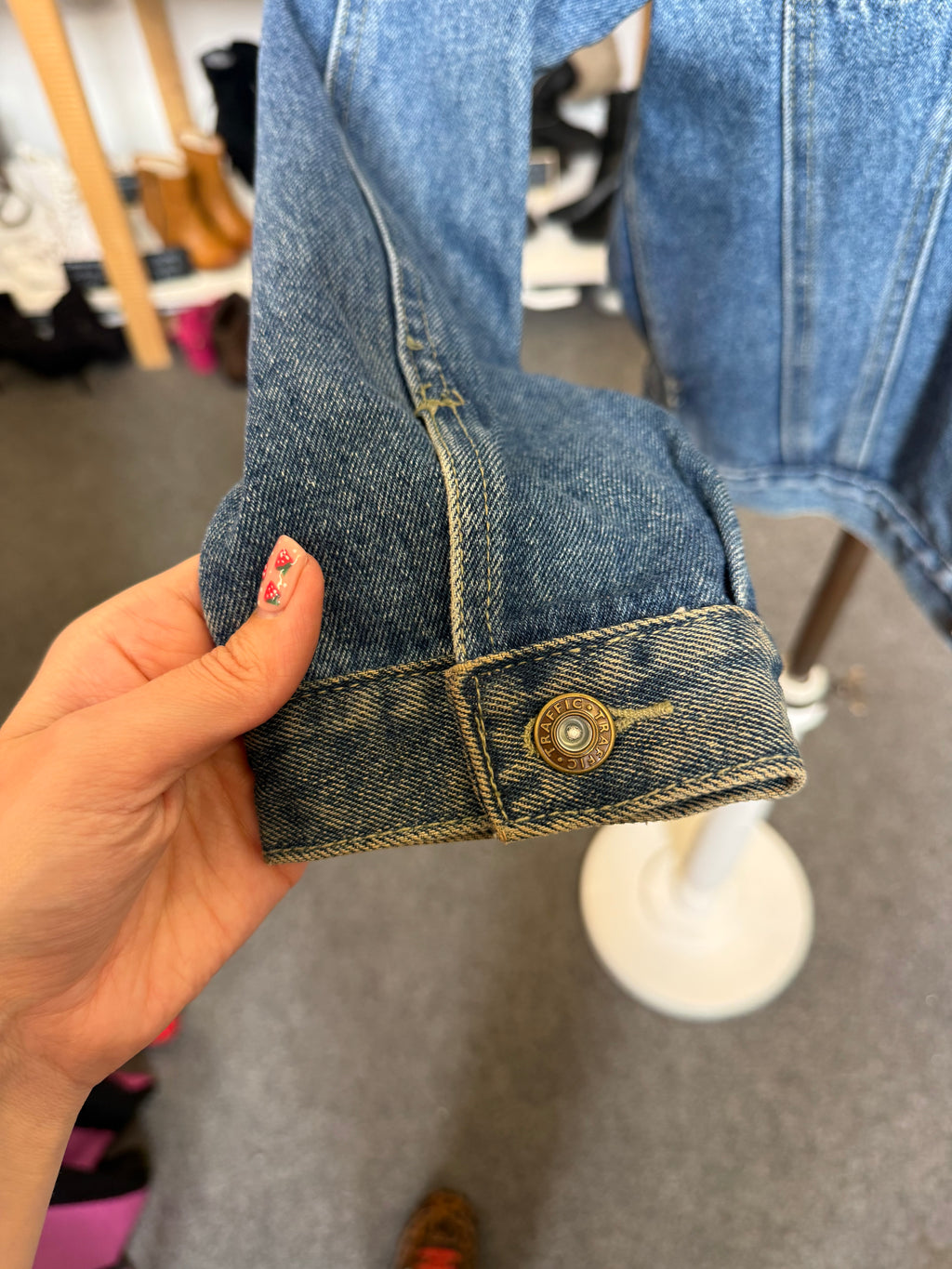 Traffic vintage oversize denim jacket