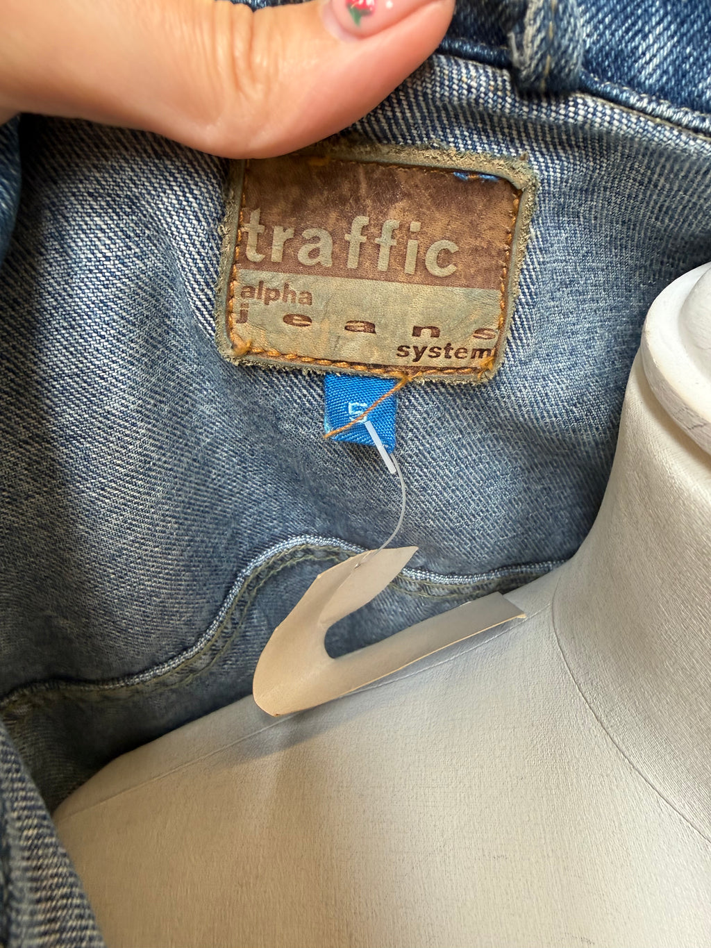 Traffic vintage oversize denim jacket