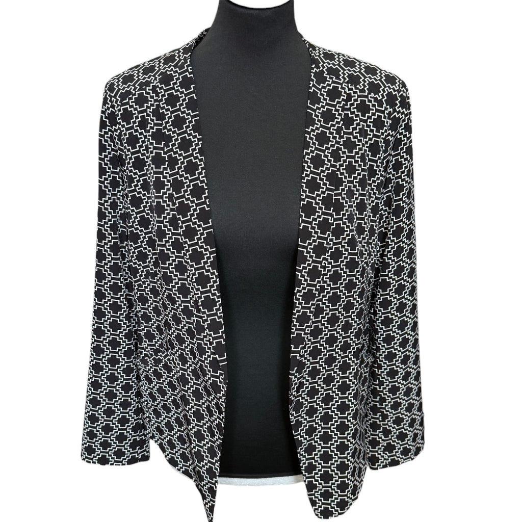 M&S collarless jacket