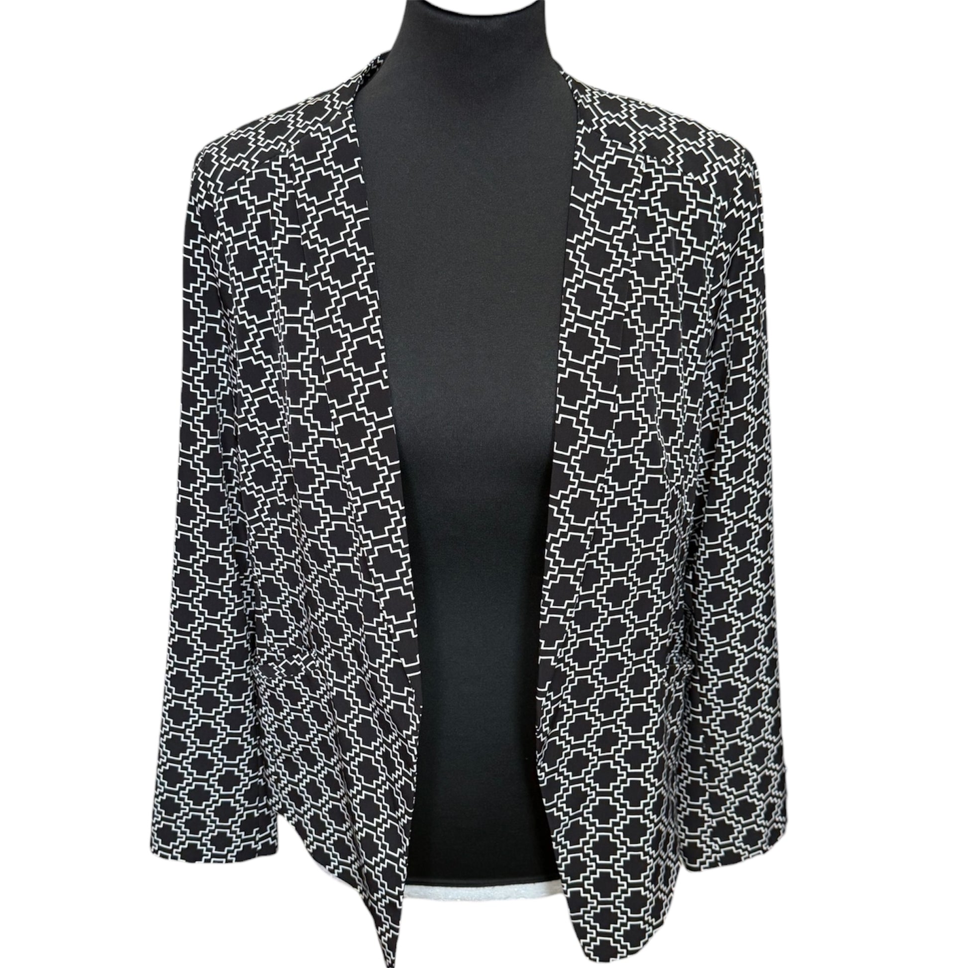 M&S collarless jacket