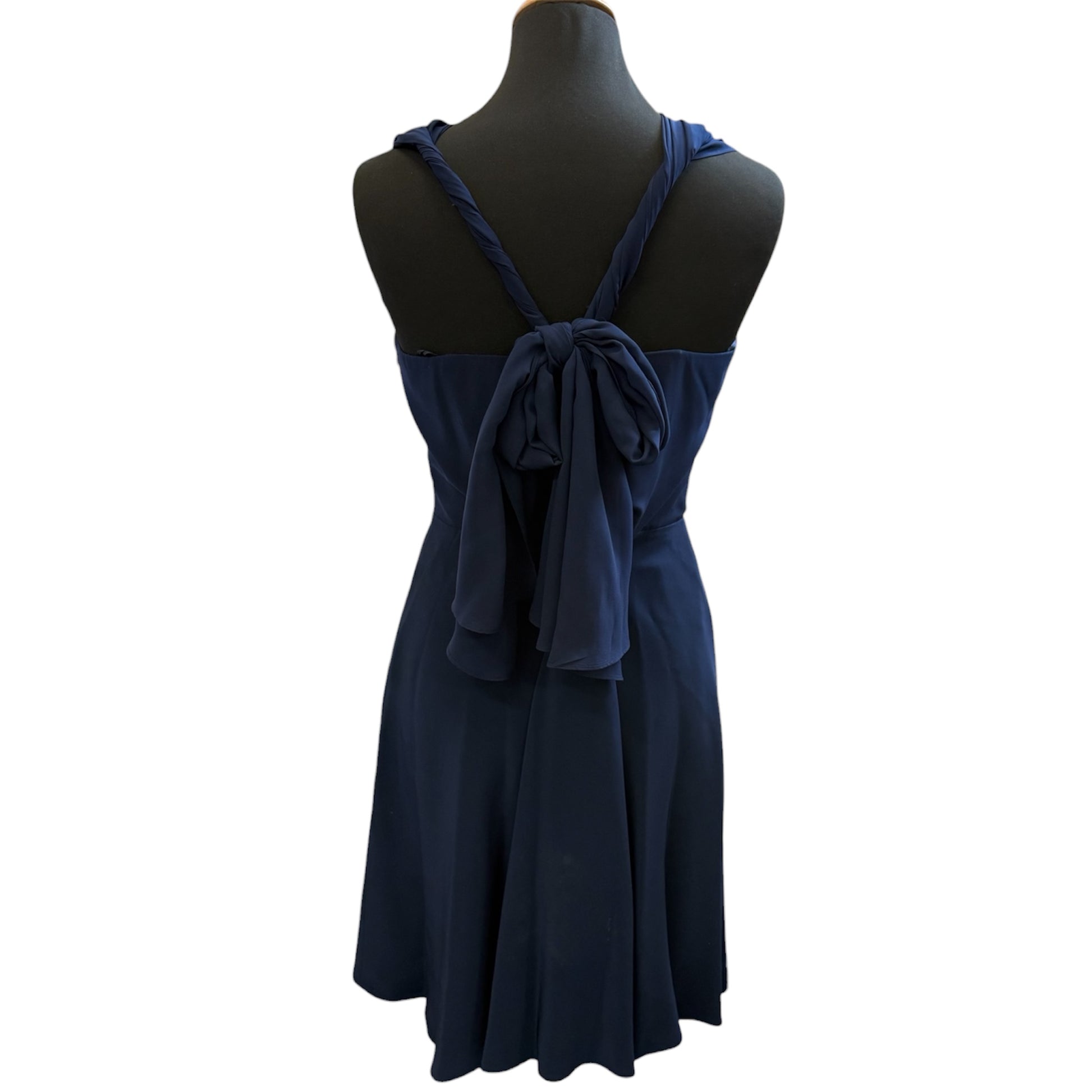 Monsoon navy multiway evening dress