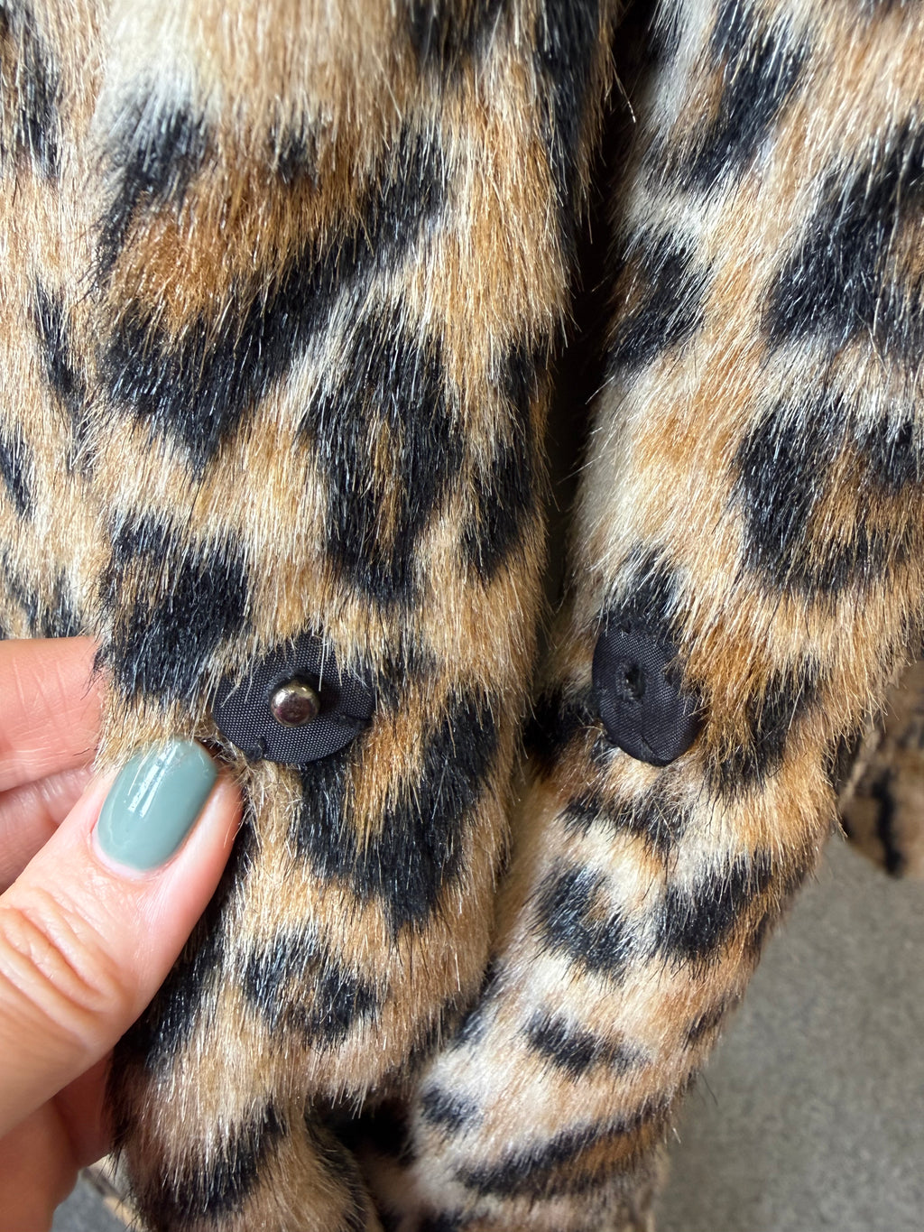 Per Una animal print faux fur longline coat