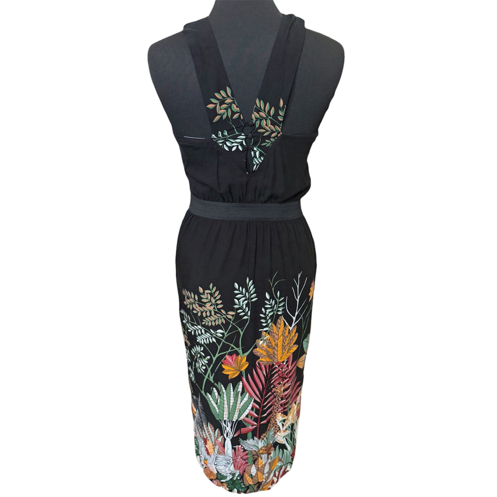 Warehouse cross back midi dress