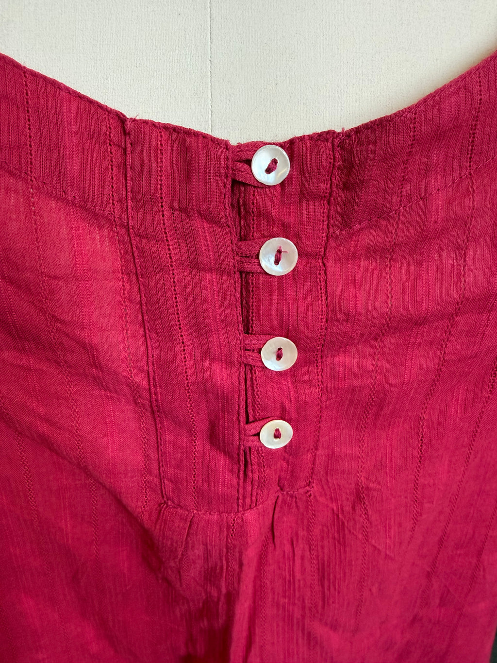 Joe Browns deep pink peplum buttoned strap top