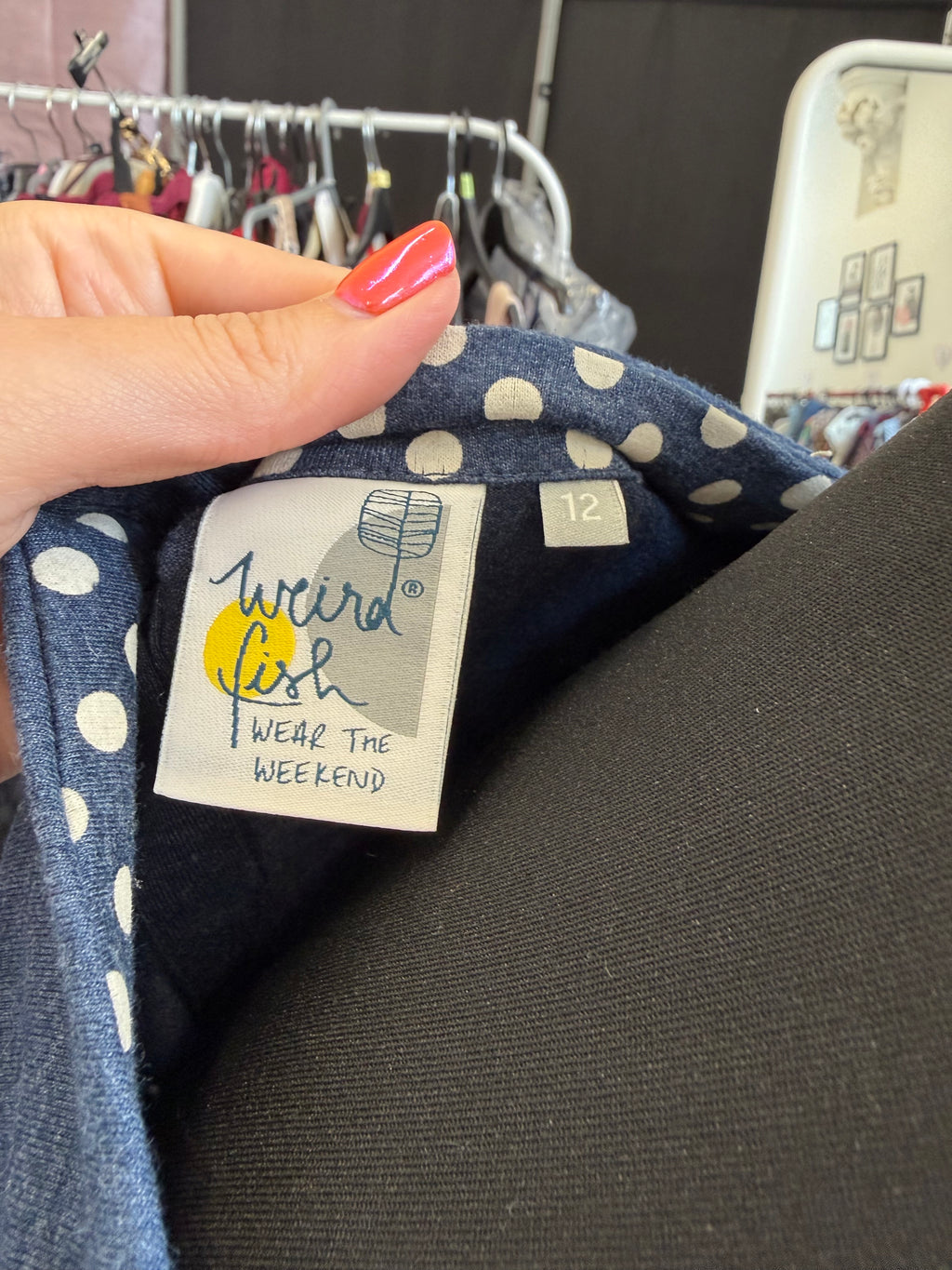 Weird Fish button back casual dress