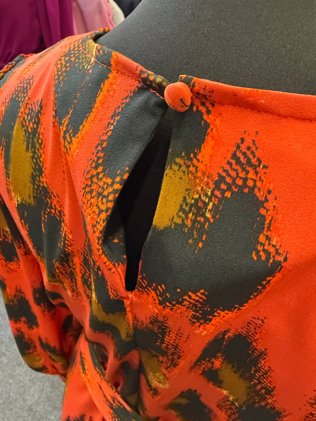 Next animal print long sleeved belted midi dress