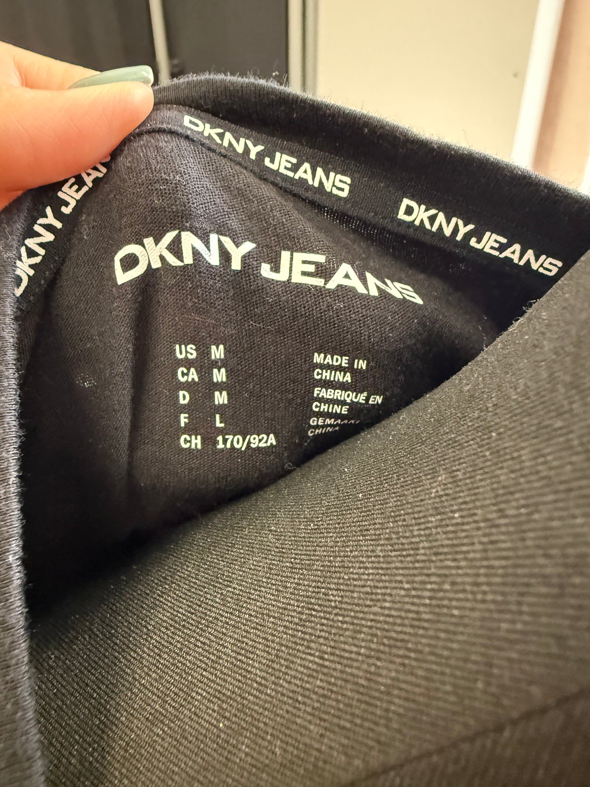 DKNY logo diamanté t-shirt