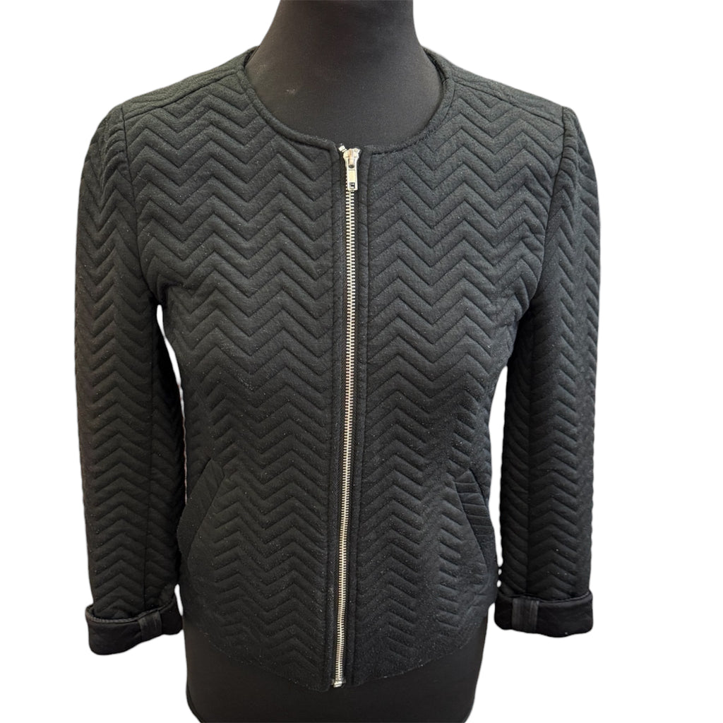 H&M collarless jacket