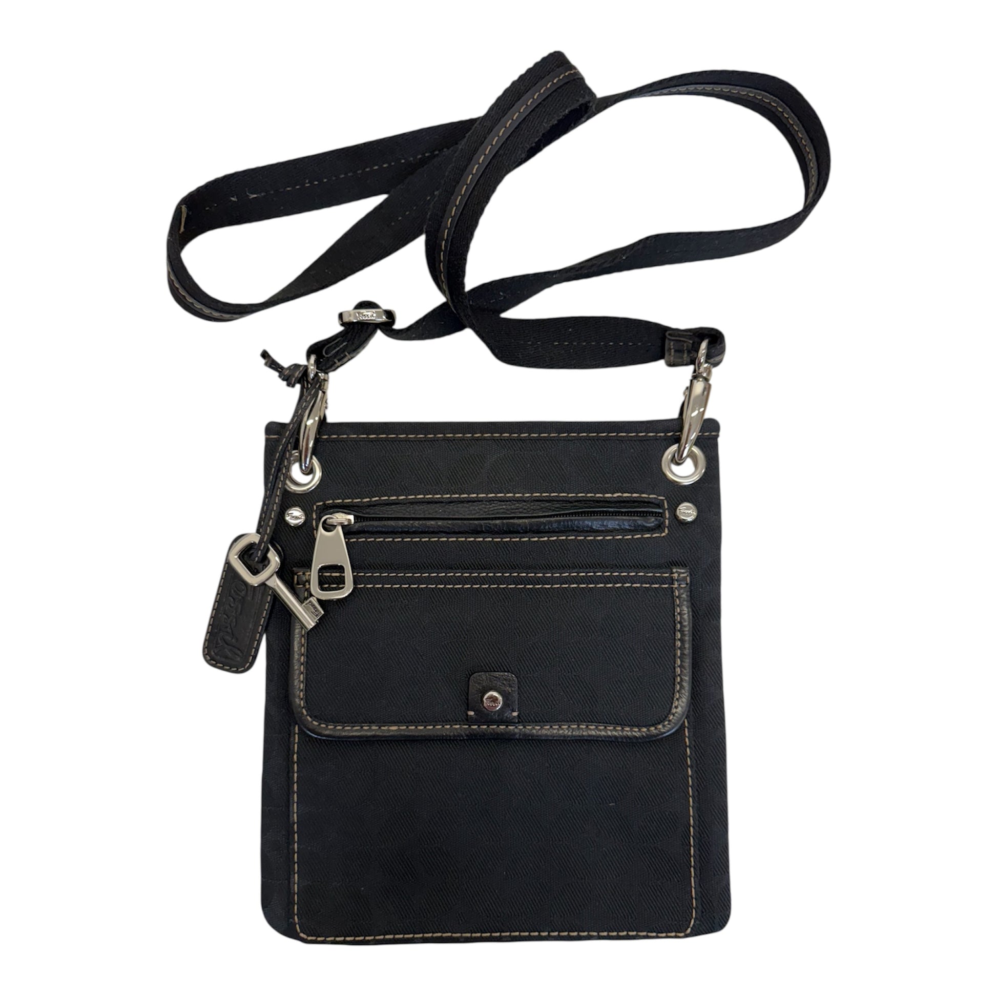 Fossil small black crossbody bag