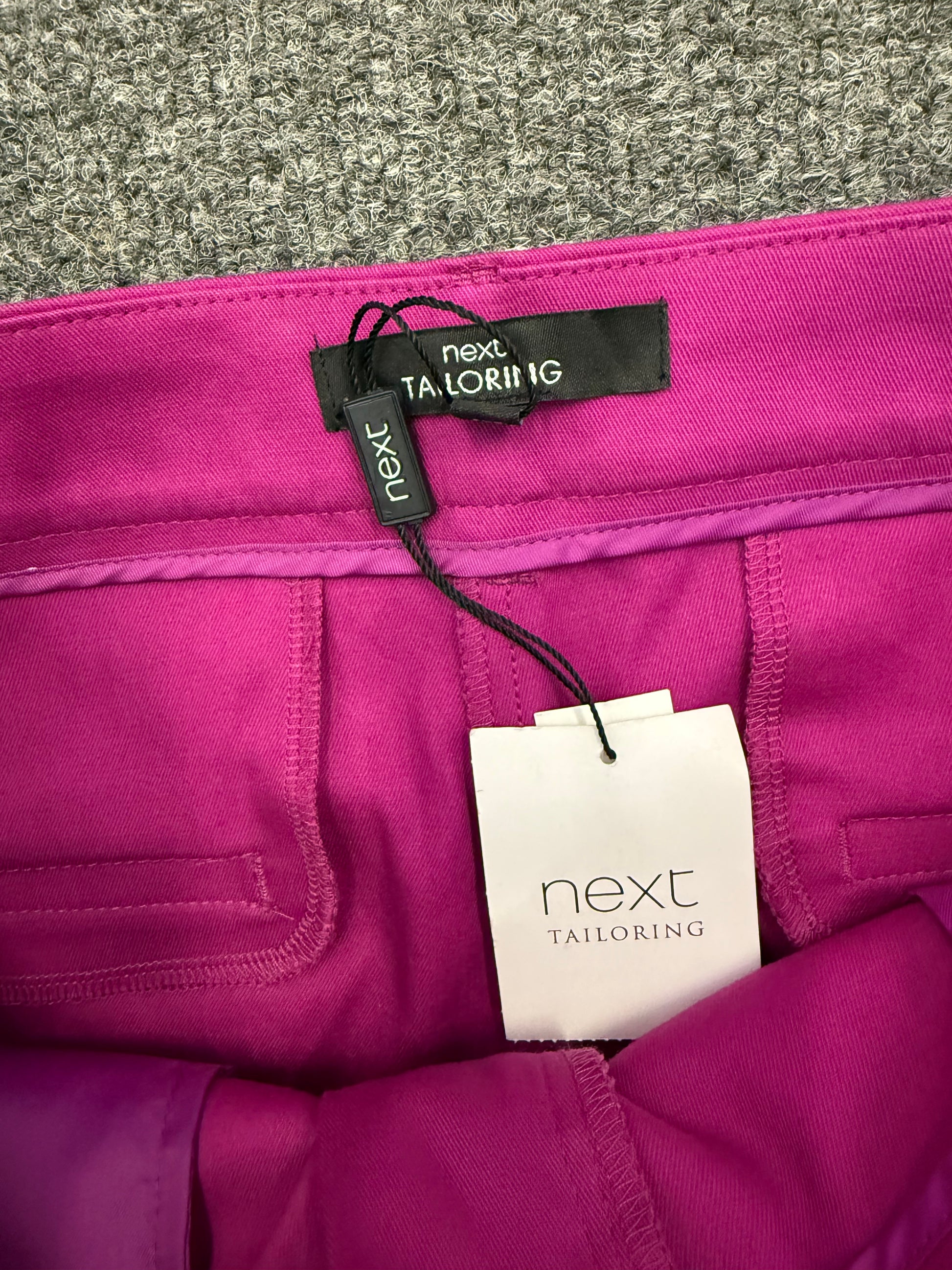 Next cerise capri tailored trousers