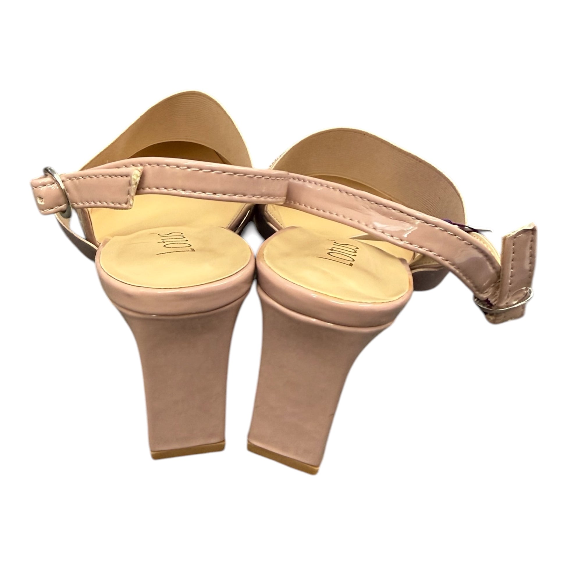 Lotus diamanté sling back heels
