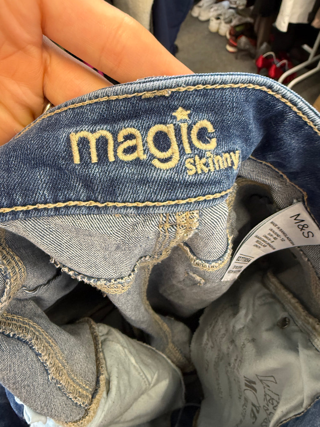 M&S magic skinny jeans