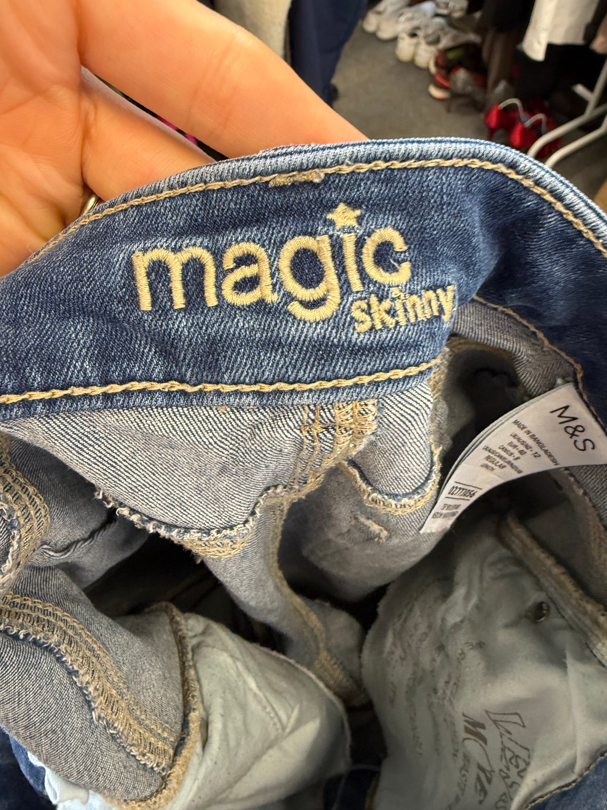 M&S magic skinny jeans