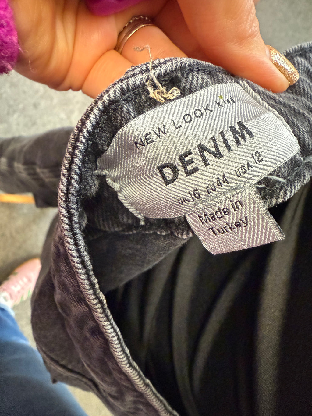 New Look denim midi skirt