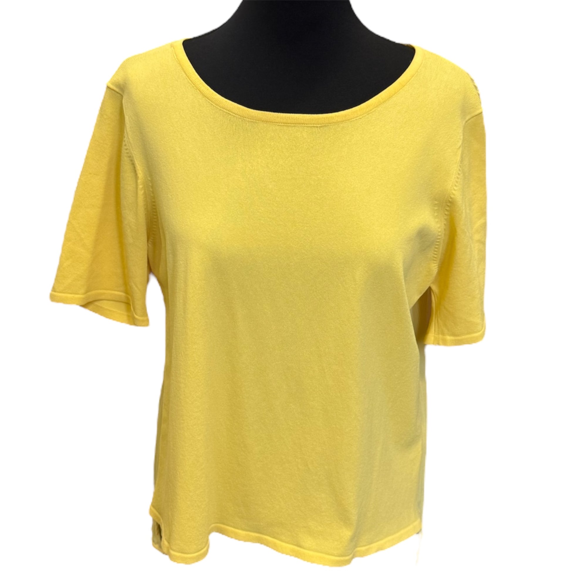 M&S pleated back shirt sleeve top