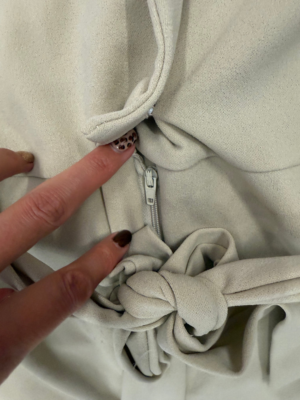 Boohoo belted wide leg cropped jumpsuit