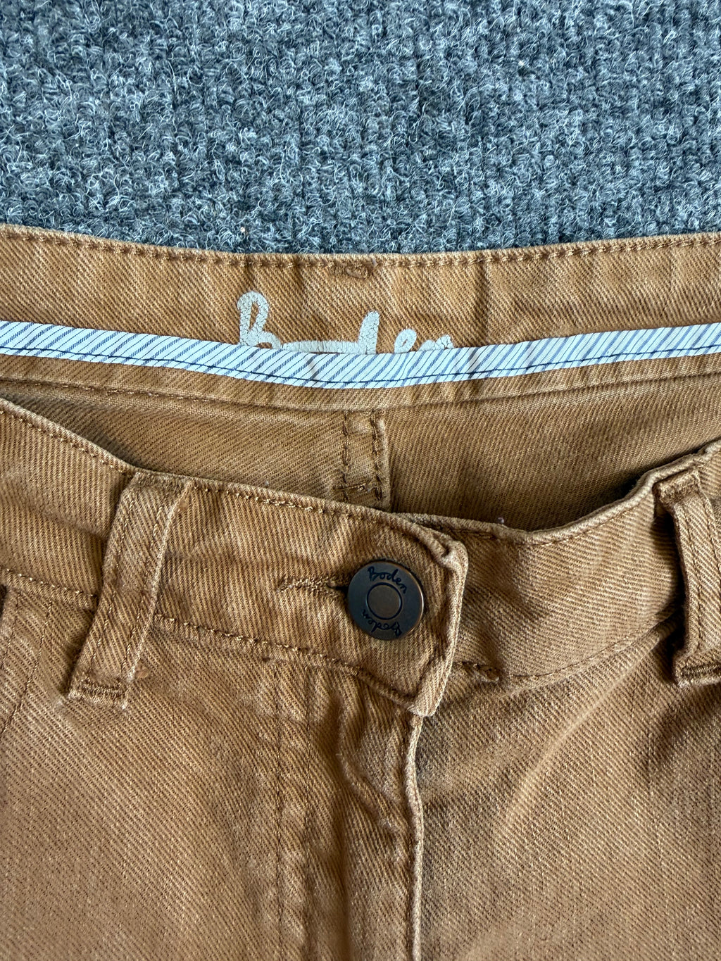 Boden light brown skinny jeans