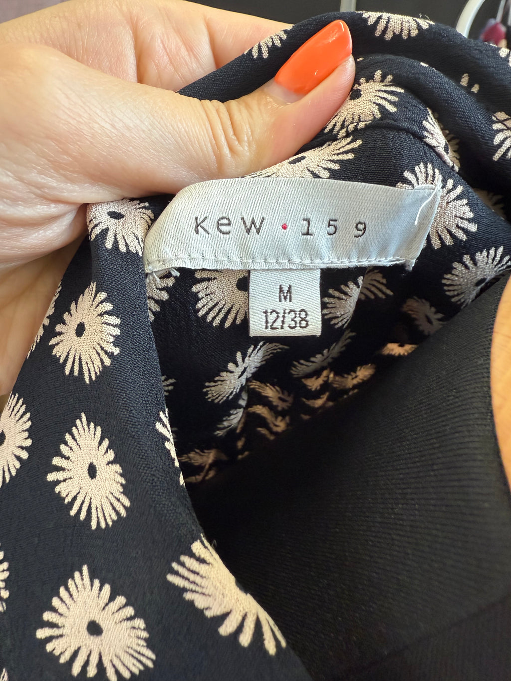 Key 159 abstract floral print buttoned long sleeved belted maxi dress