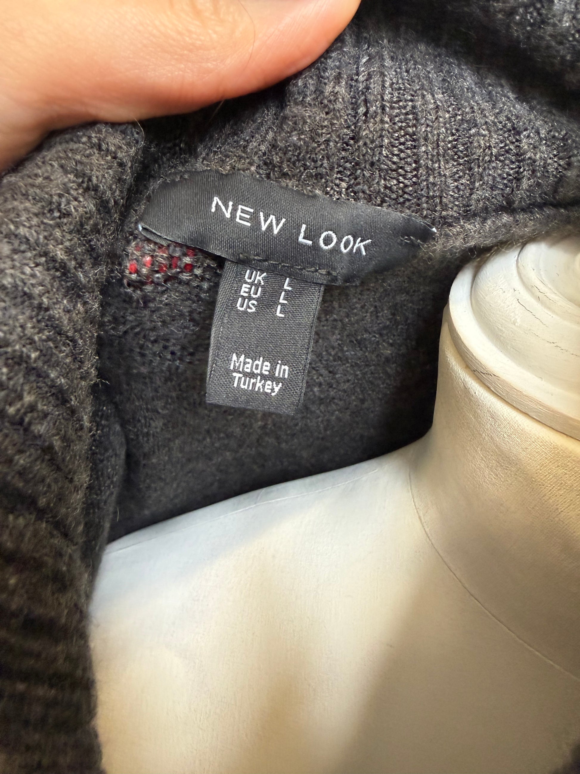 New Look rollneck long line knit jumper