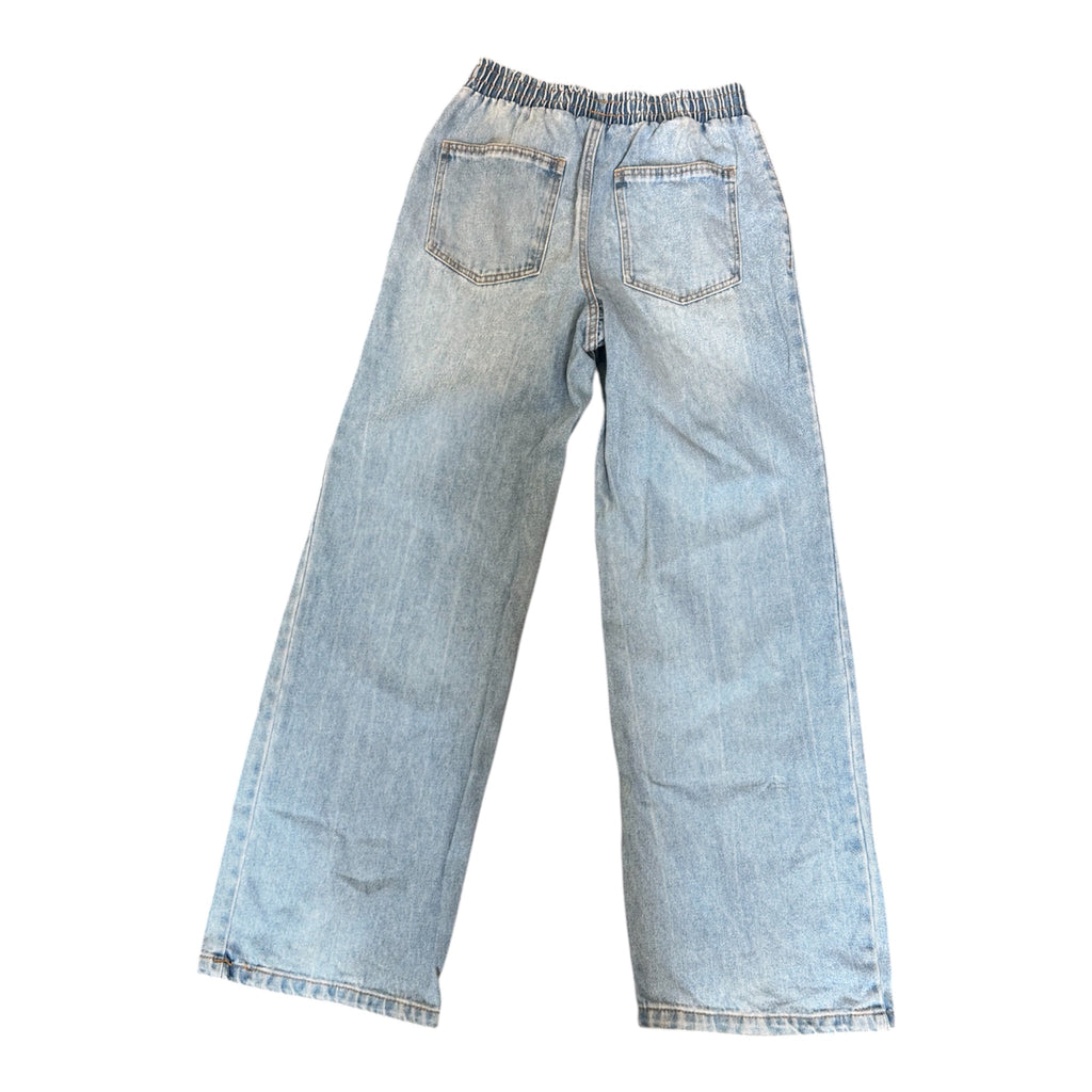 New Look light blue wide leg jeans