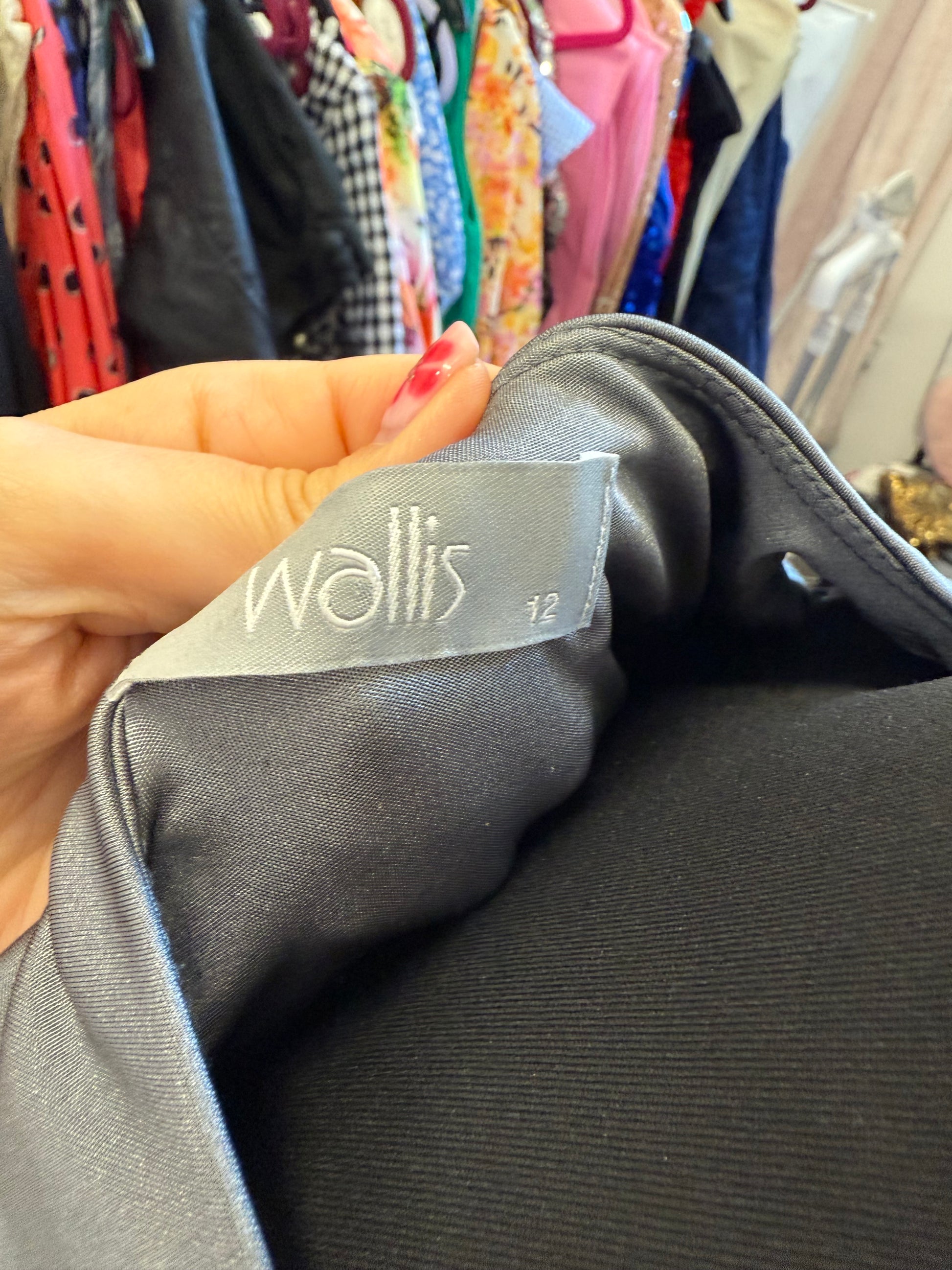 Wallis silver occasion dress