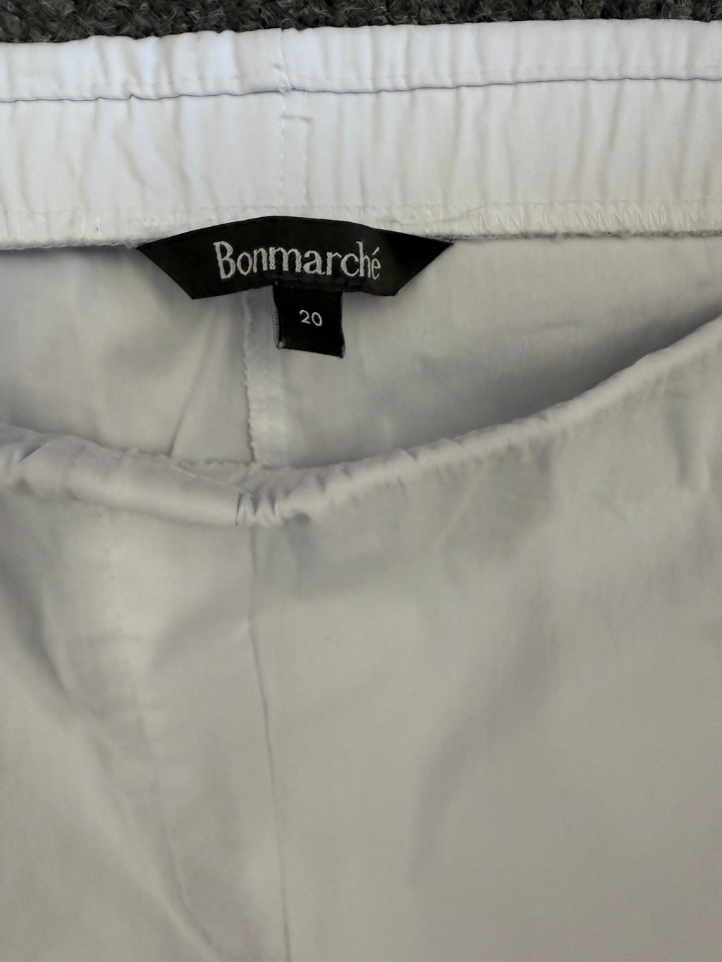 Bon Marche crop fitted trousers