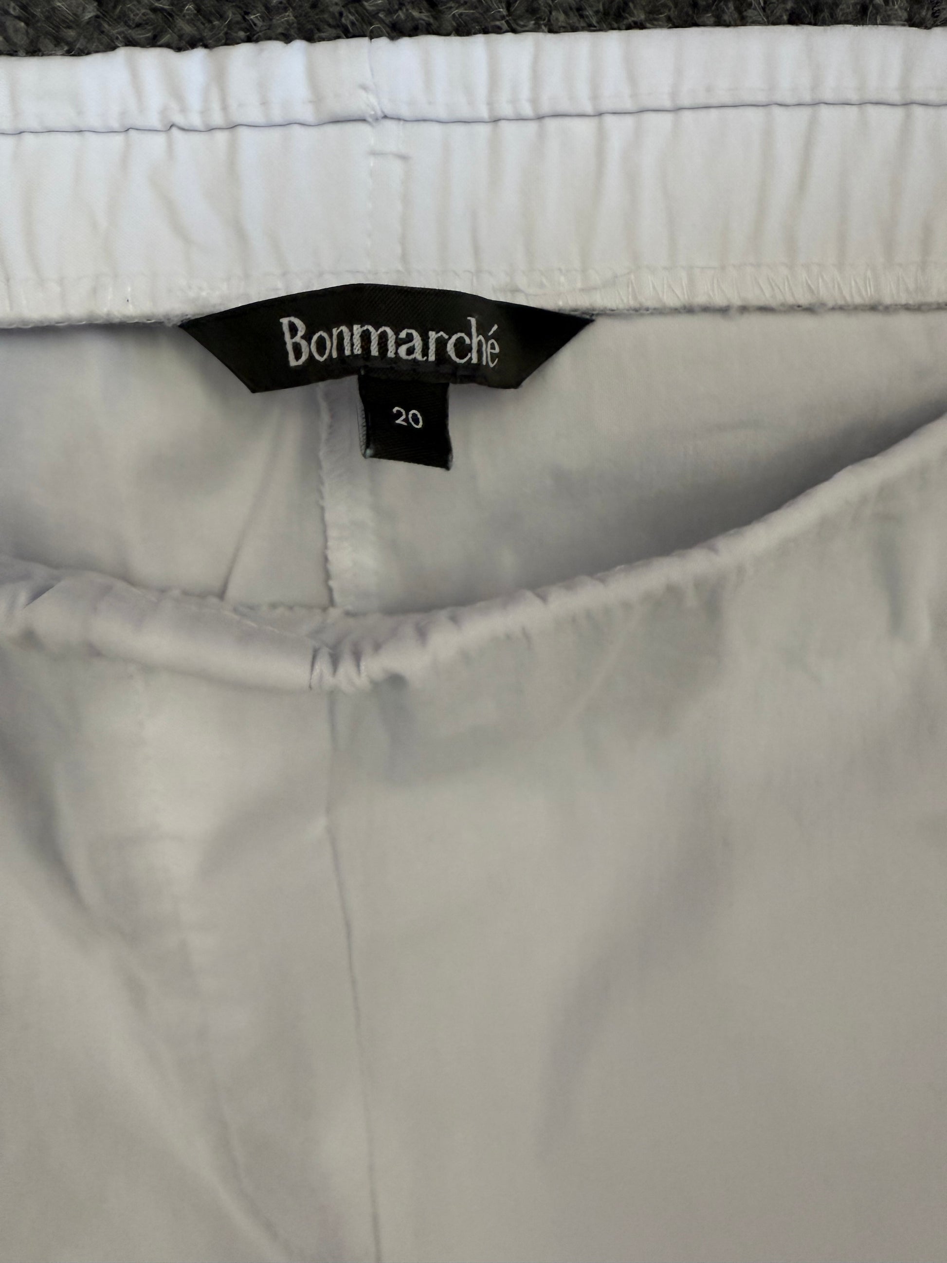 Bon Marche crop fitted trousers