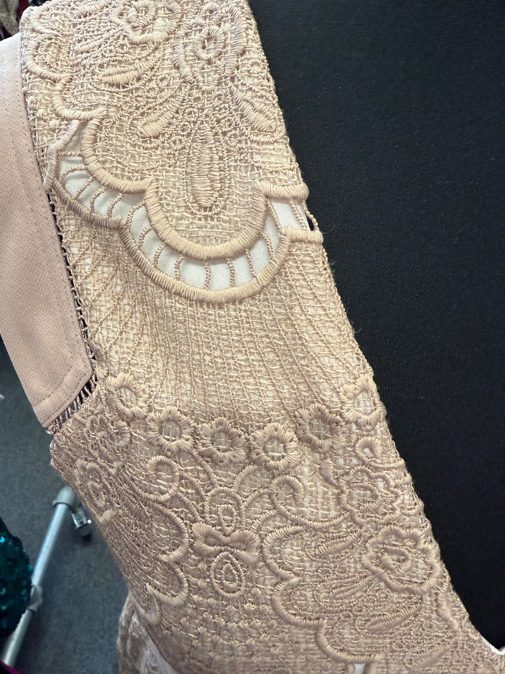 Reiss lace sleeveless occasion dress