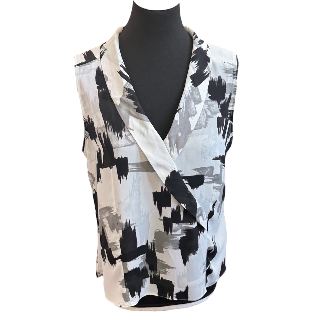 Next abstract sleeveless blouse
