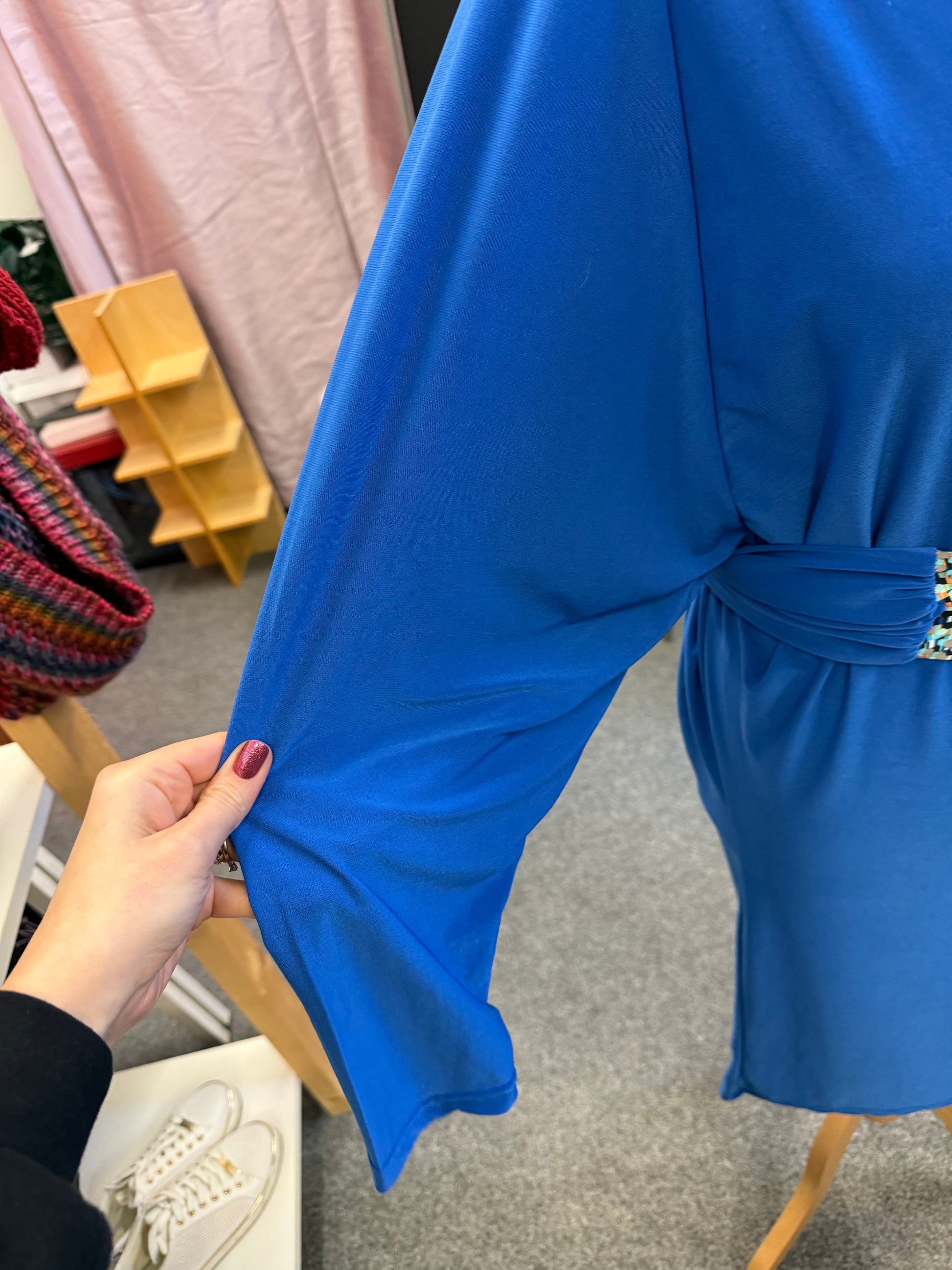 Mary Cool long sleeved dress with belt