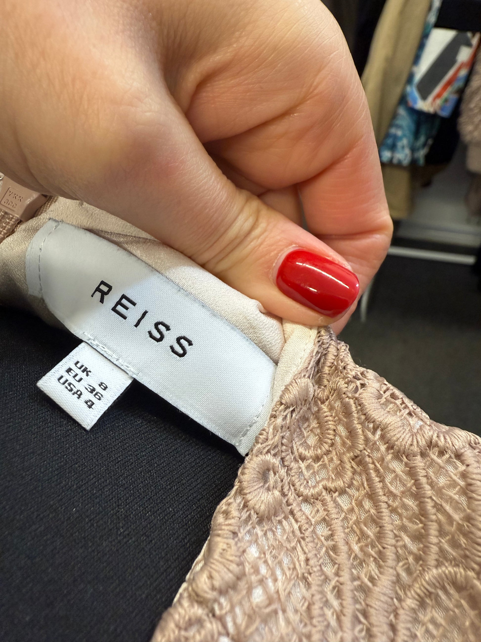 Reiss lace sleeveless occasion dress