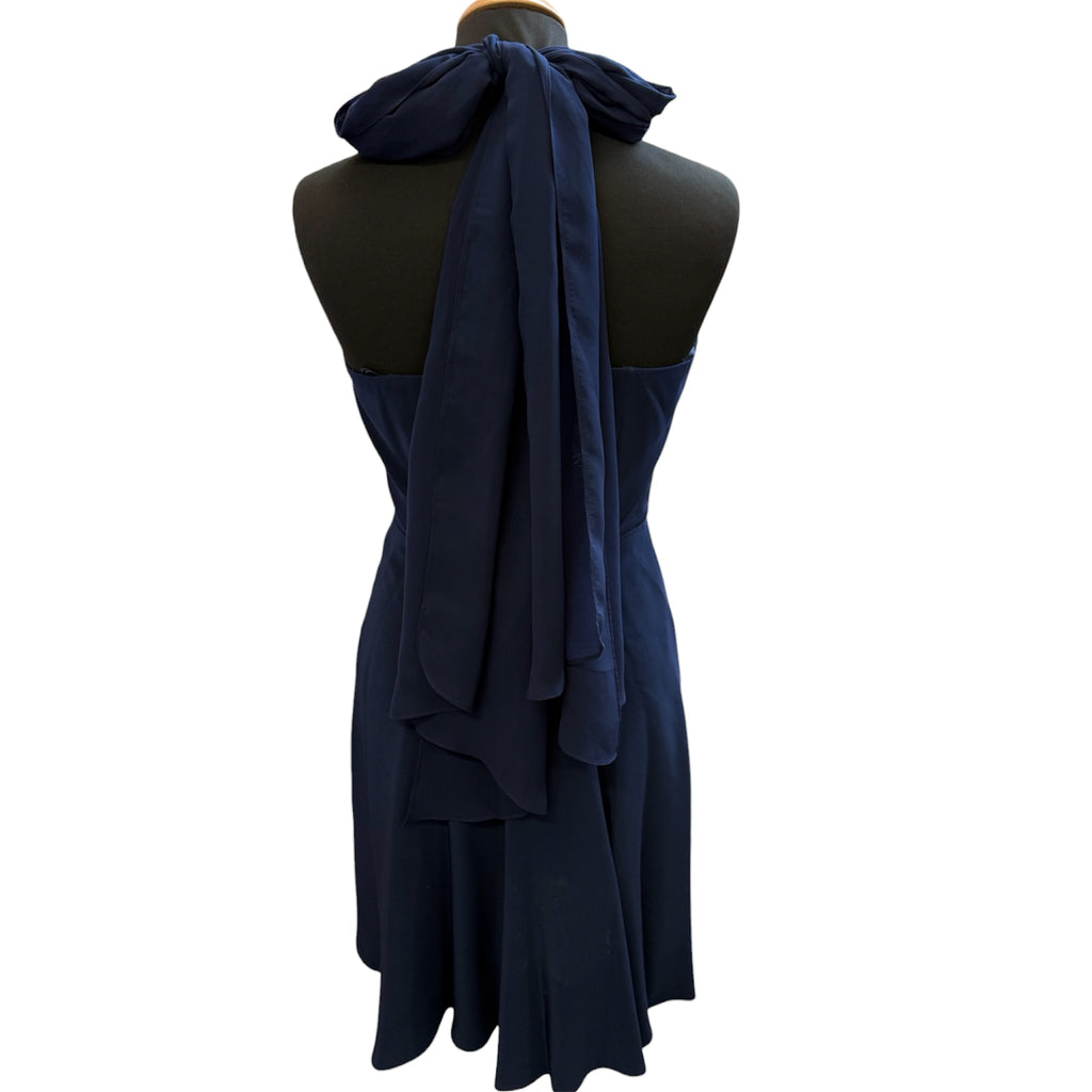 Monsoon navy multiway evening dress