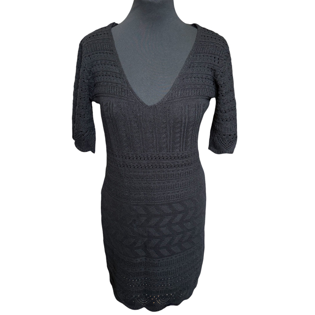 Friends Like These black crochet dress