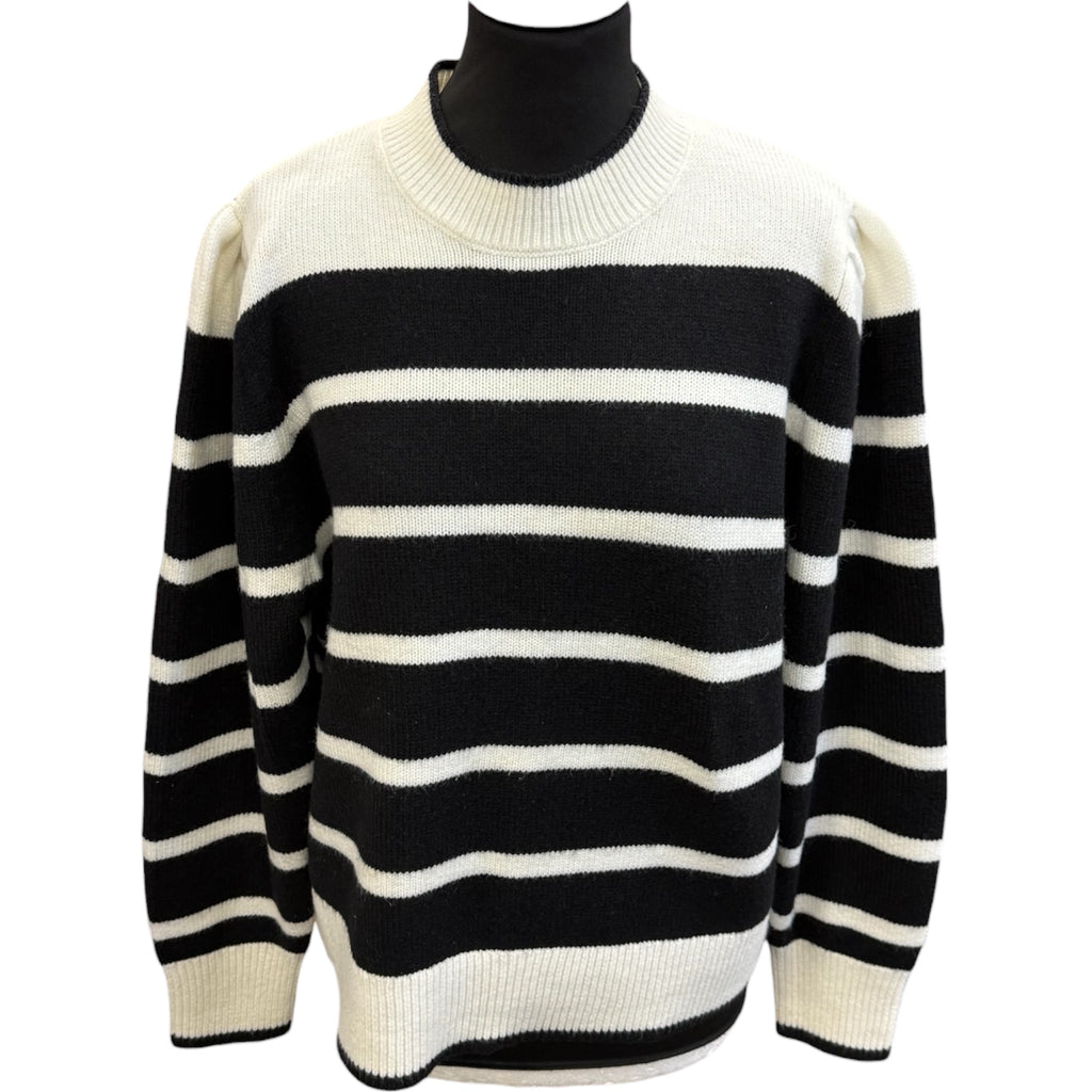 Next stripe pouffe sleeve jumper