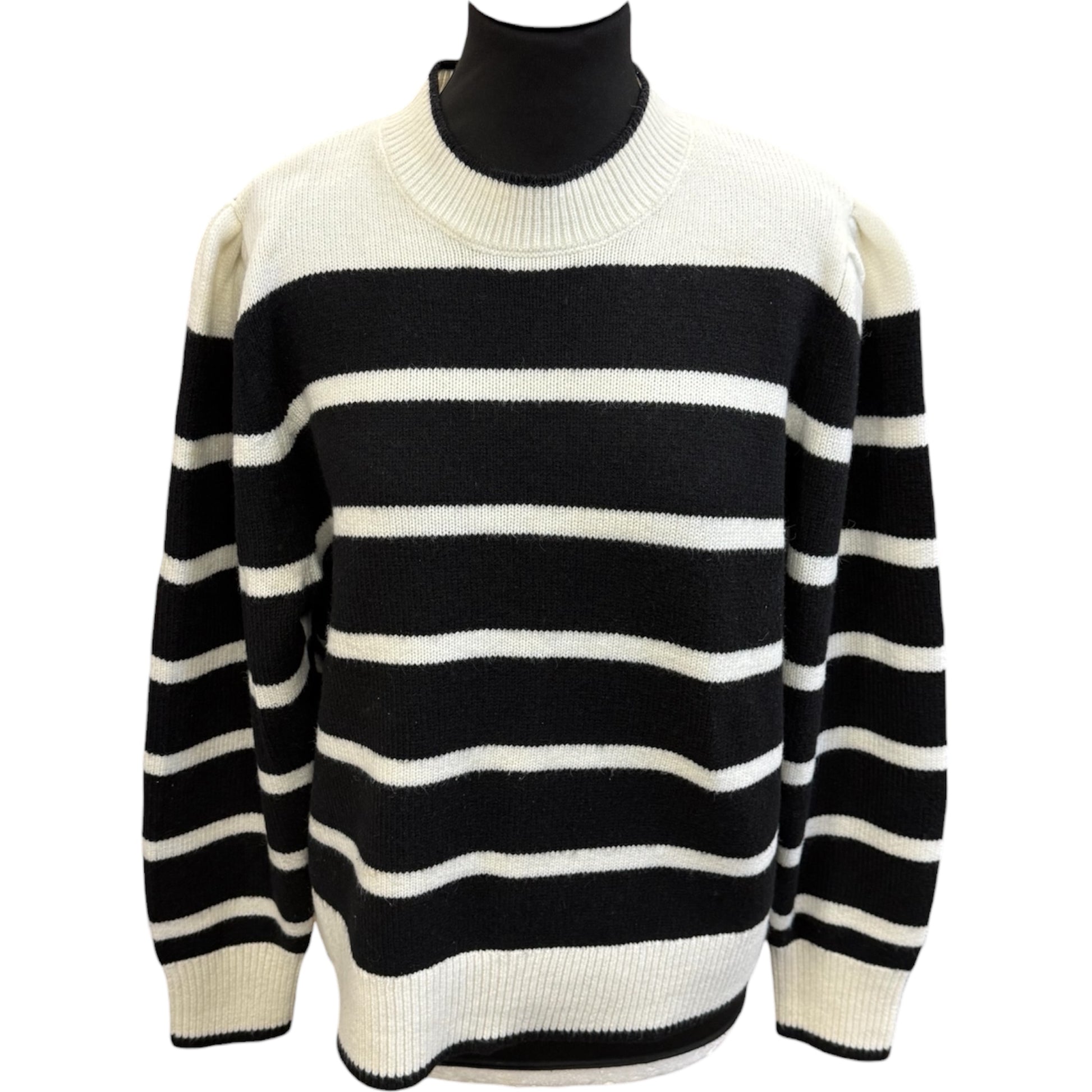 Next stripe pouffe sleeve jumper