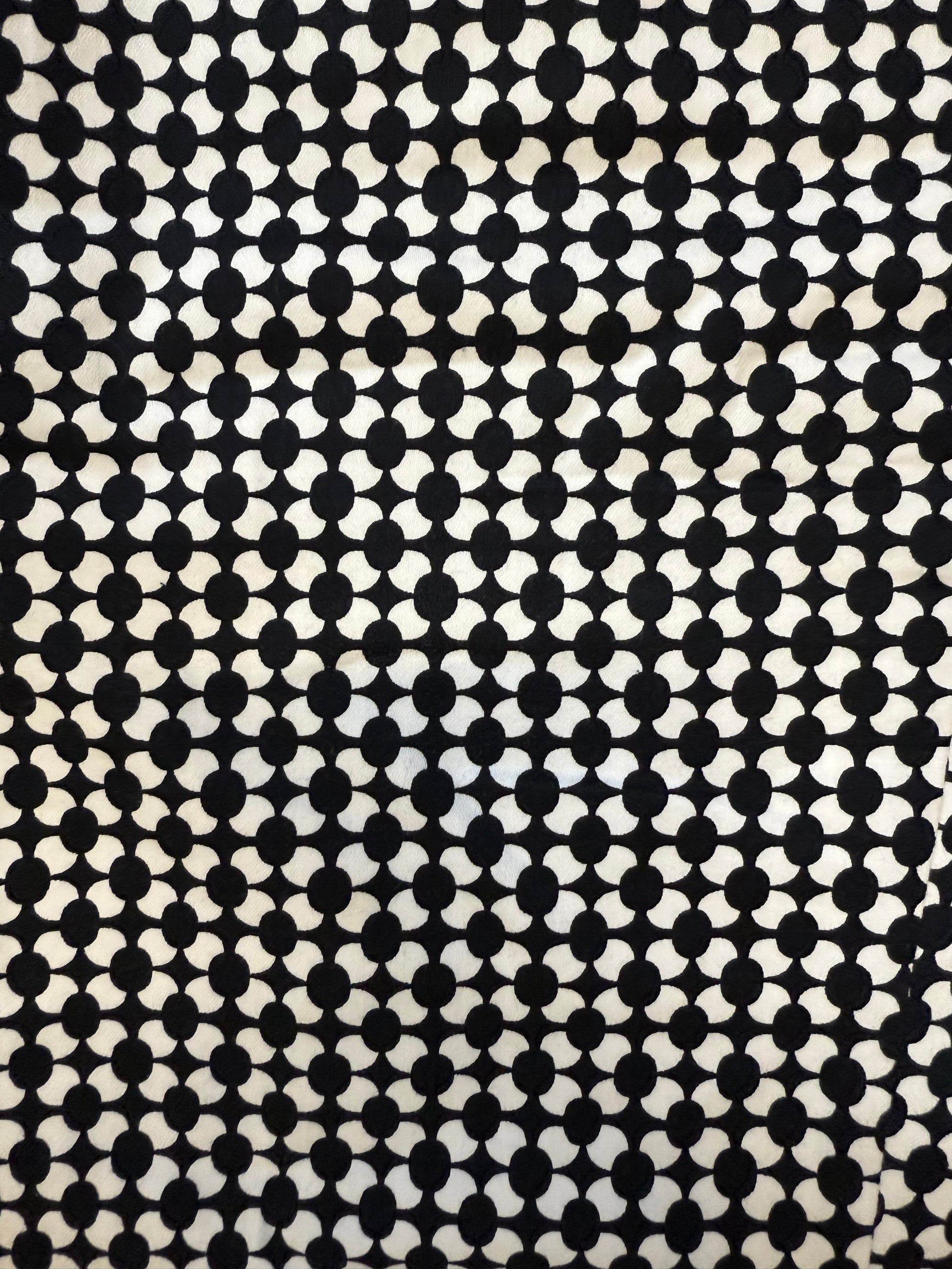 H&M geometric print tapered trousers