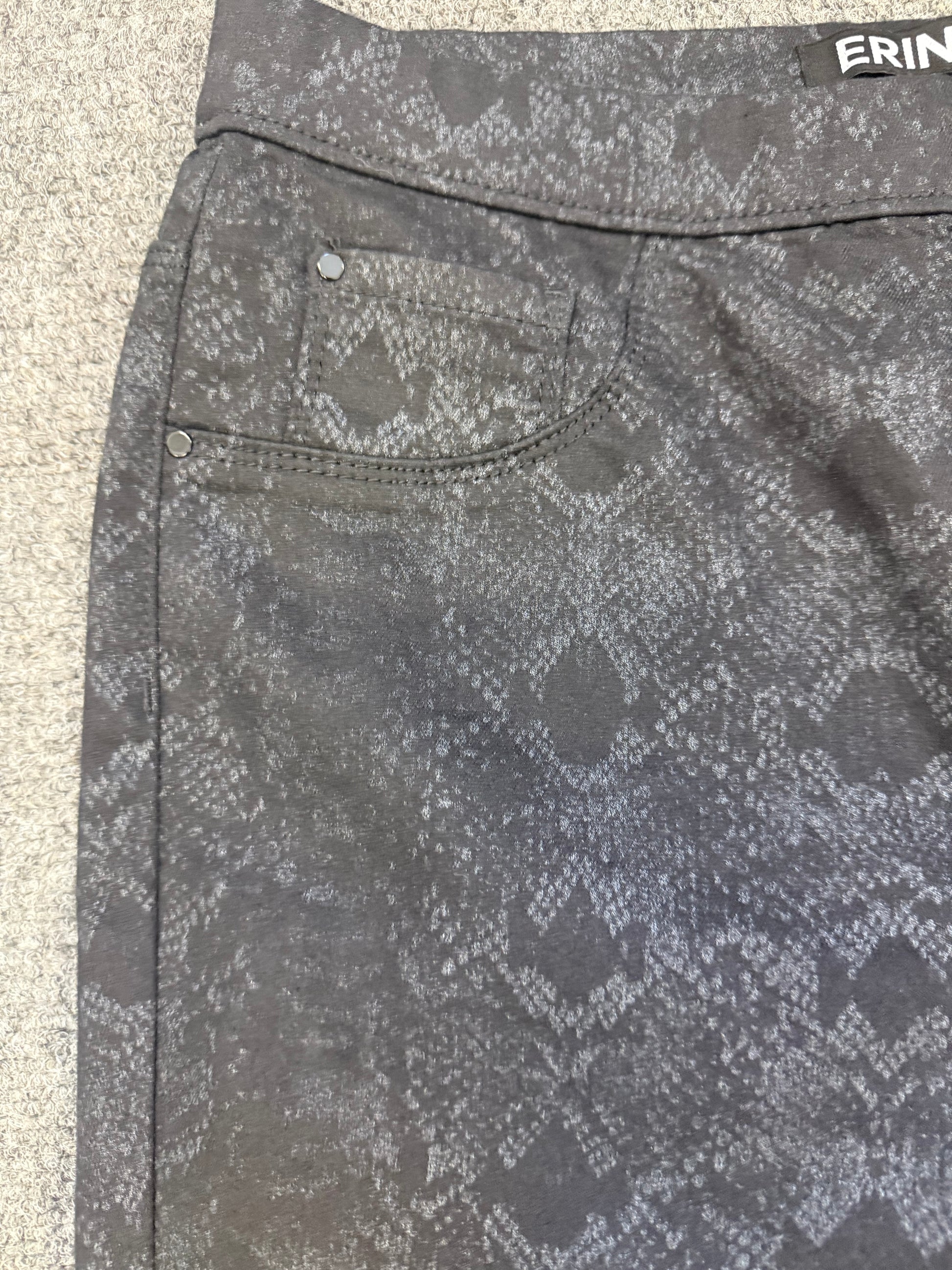 George ‘Erin’ snakeskin jeggings