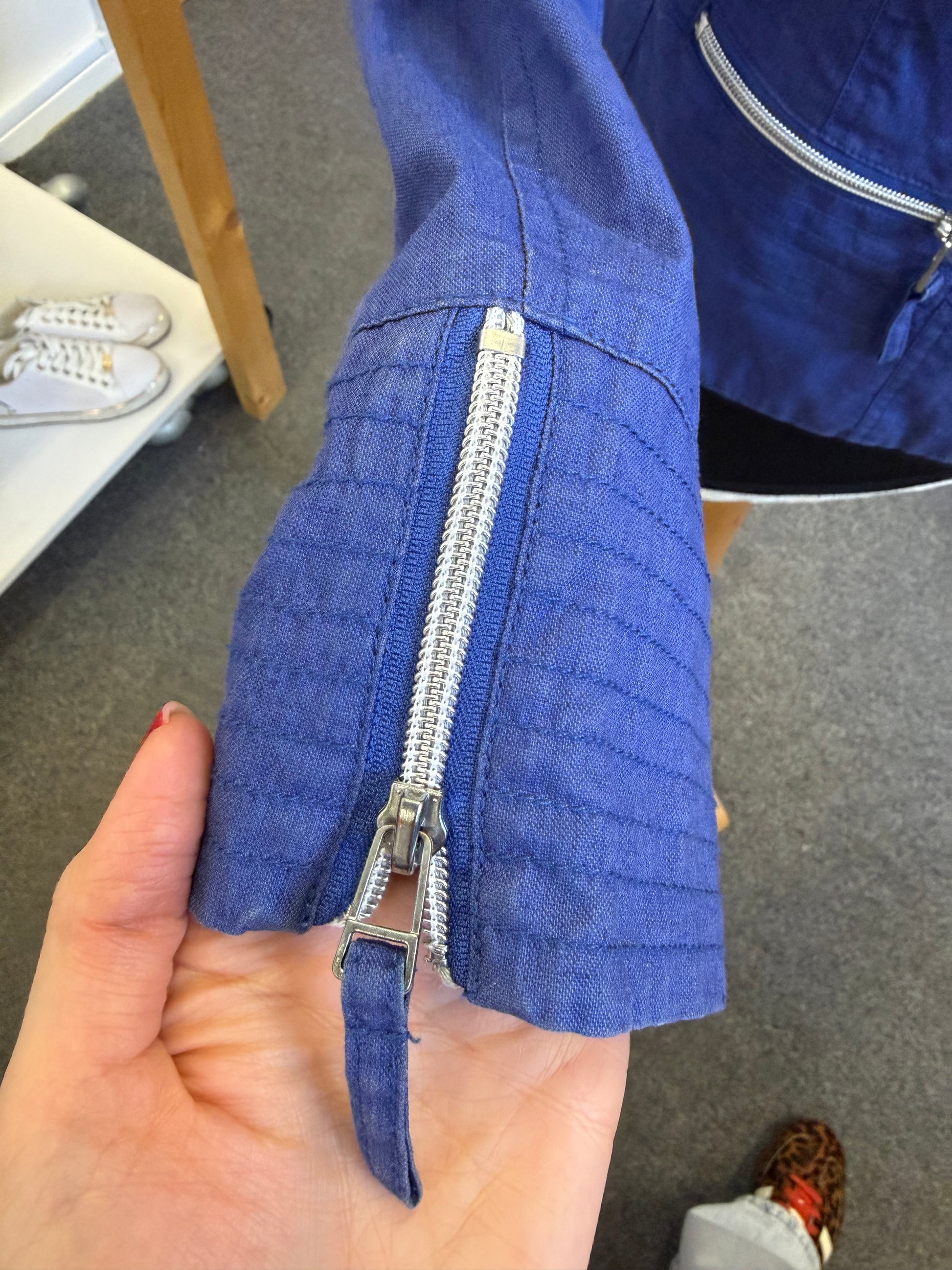Oscar B blue lightweight jacket