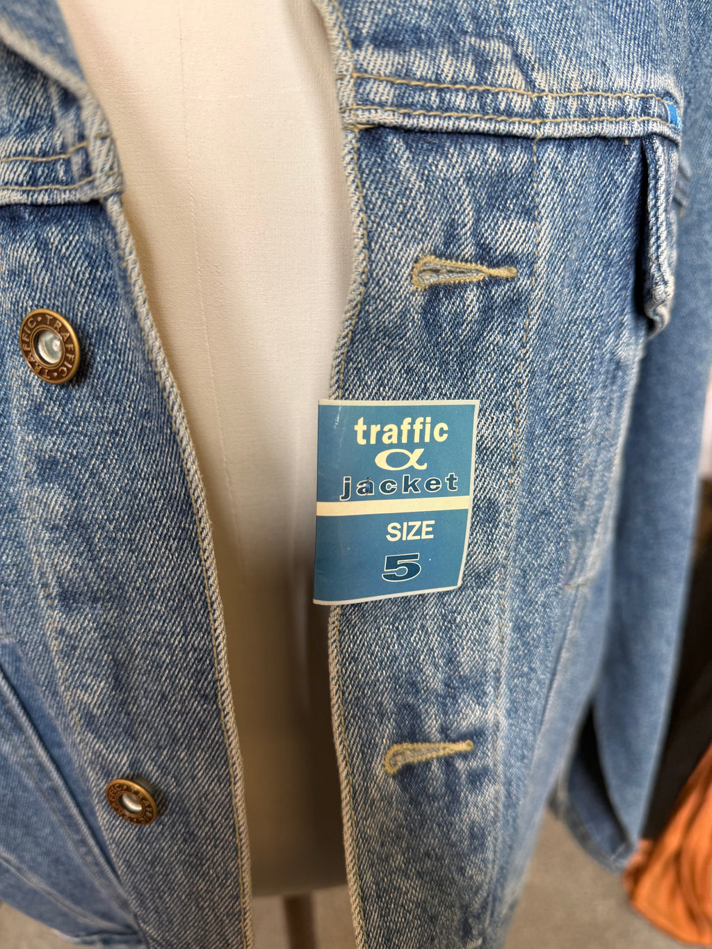 Traffic vintage oversize denim jacket